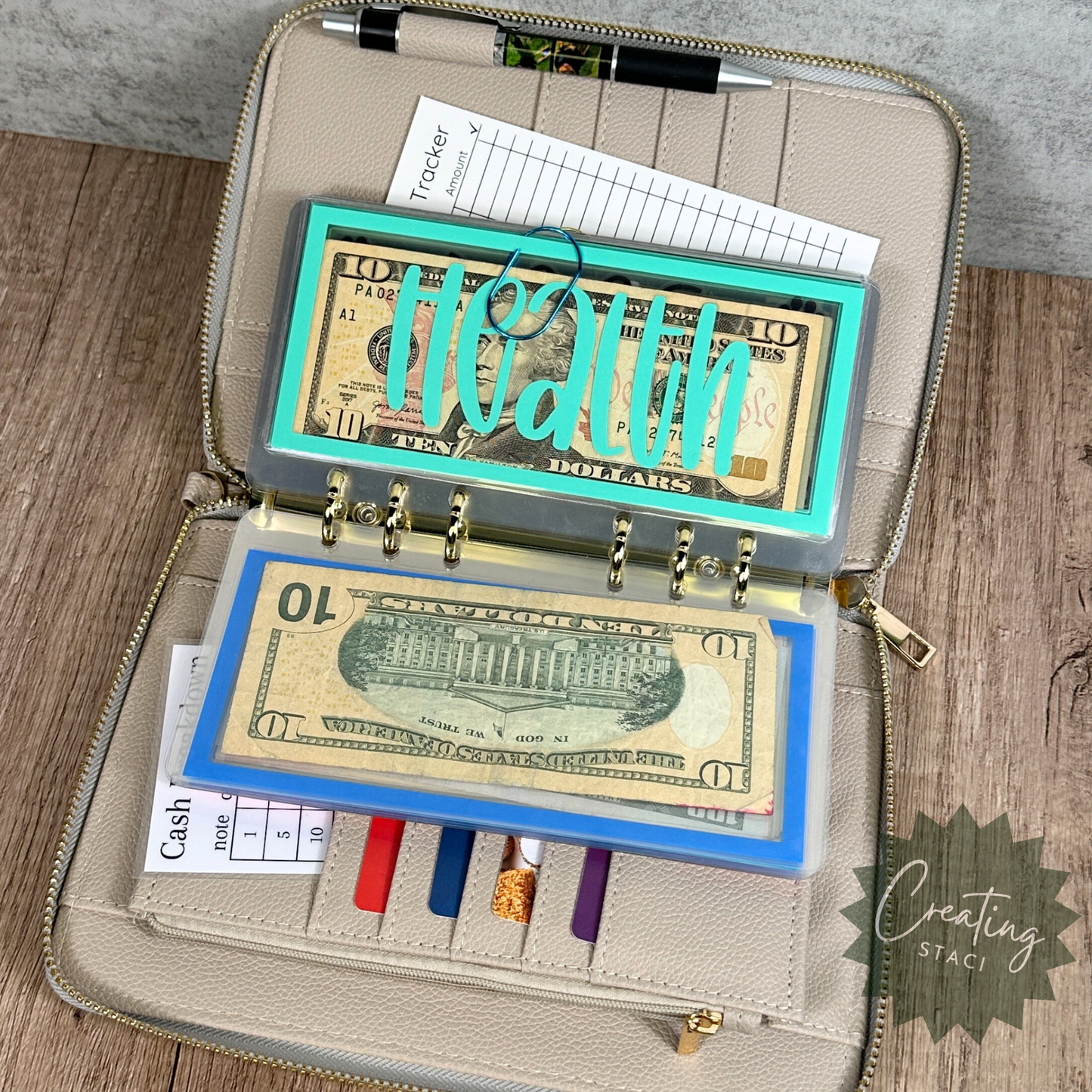 A6 Zipper Binder