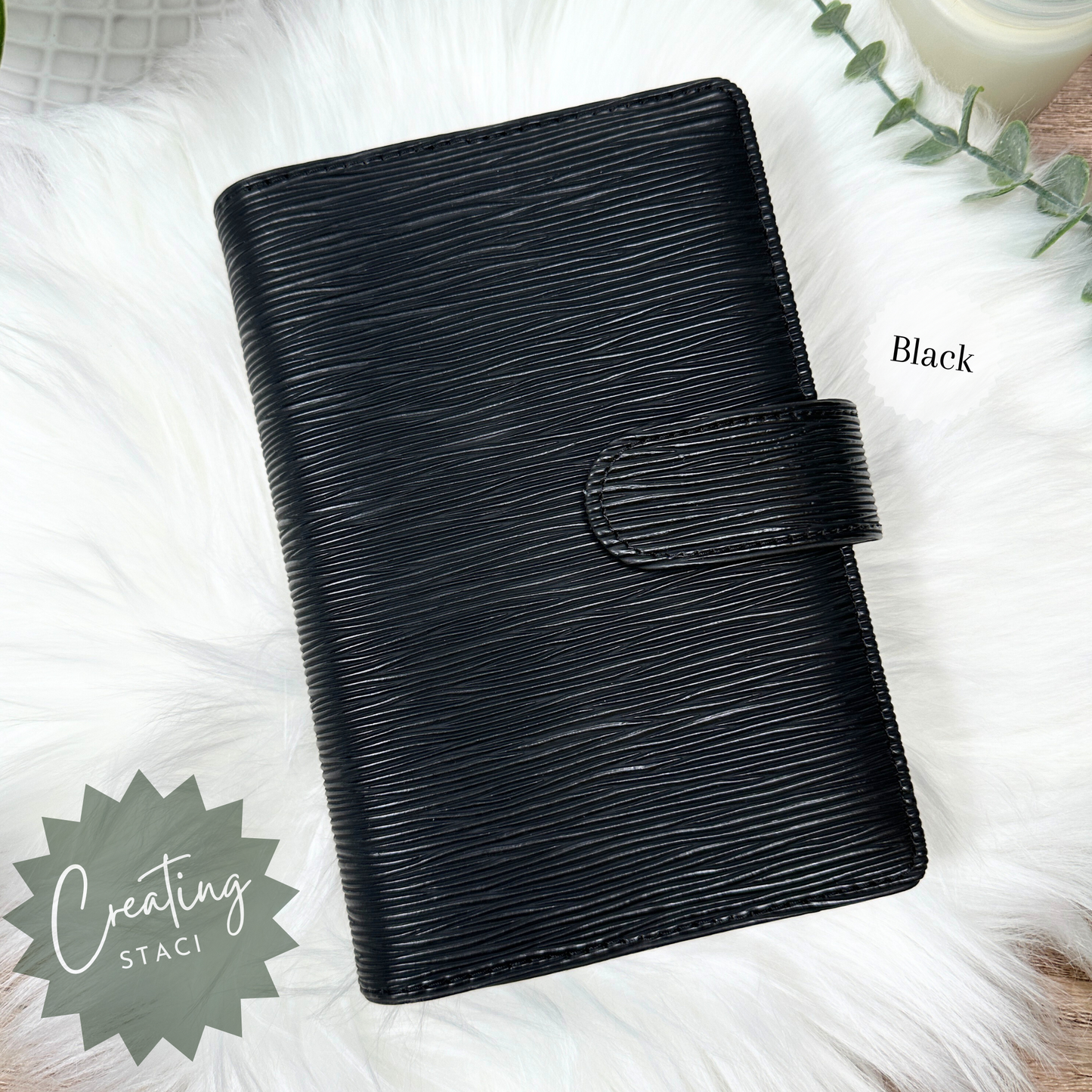 A6 Saffiano Binder