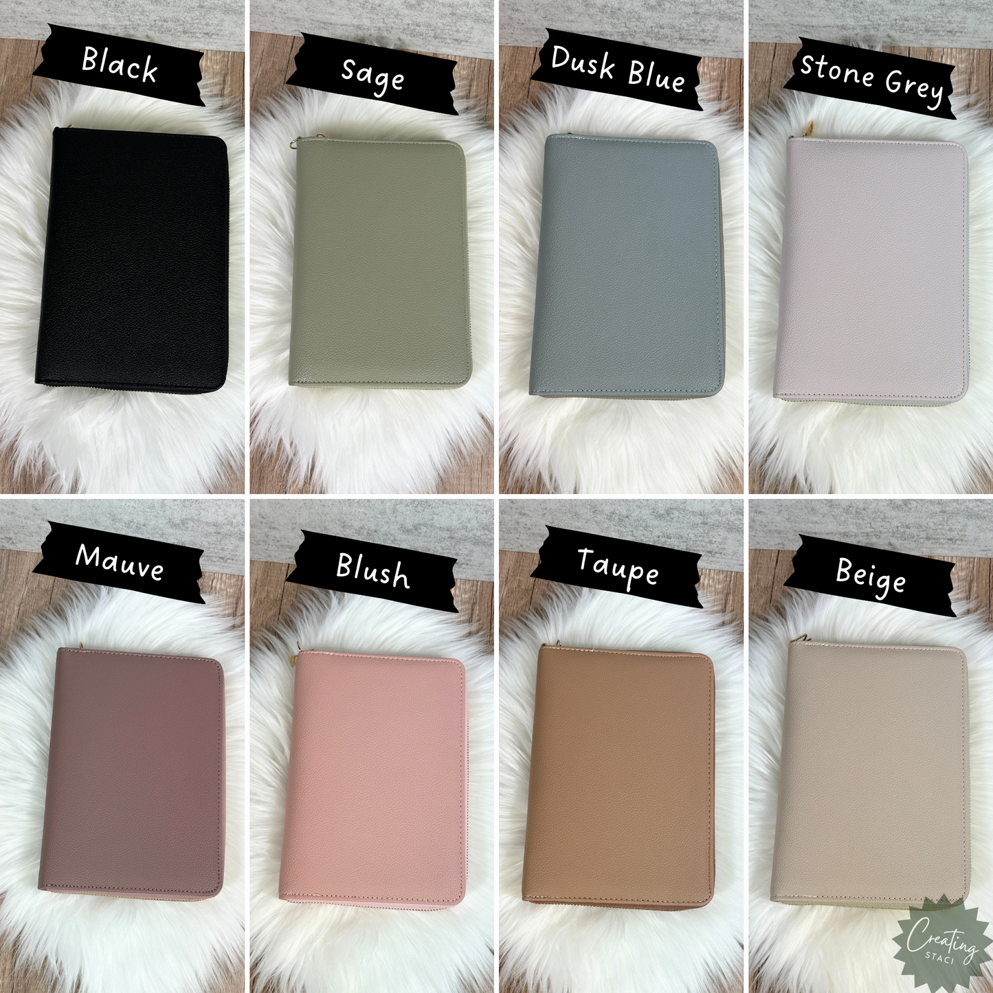 A6 Zipper Binder