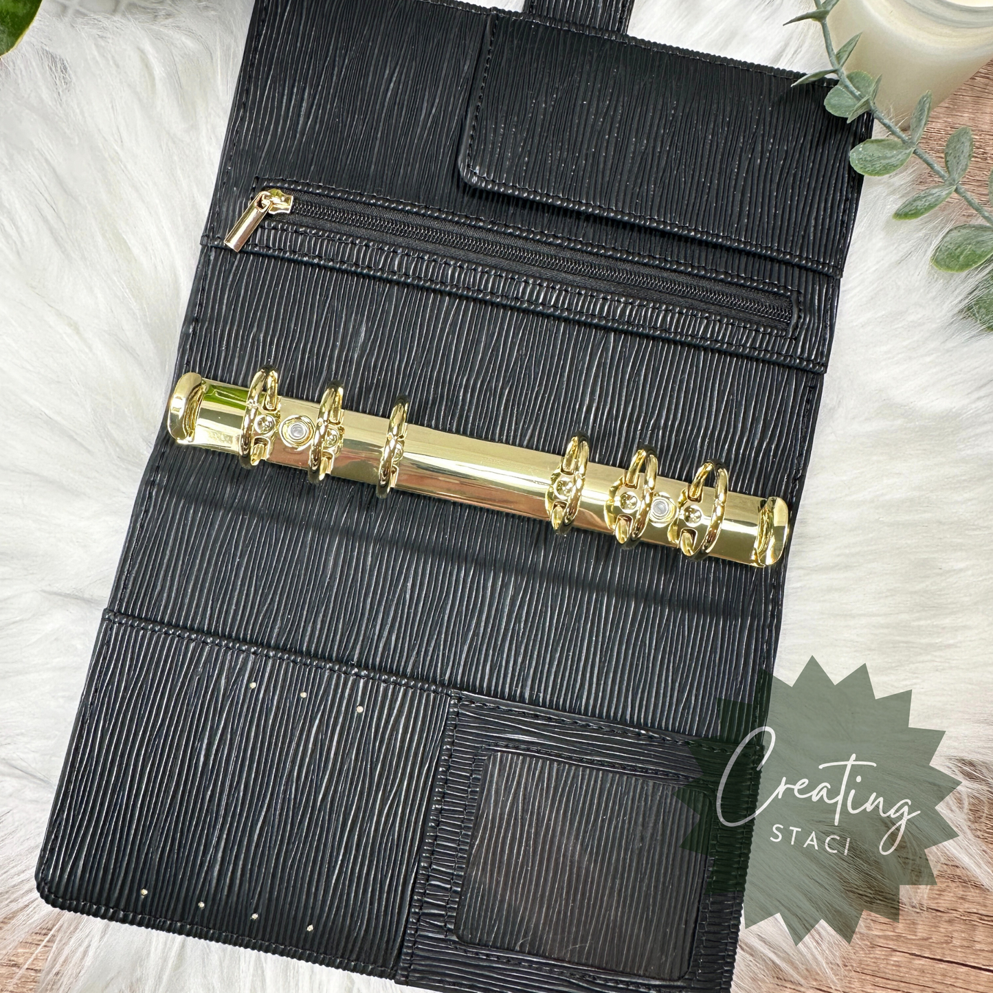 A6 Saffiano Binder