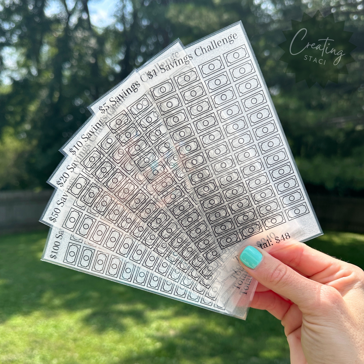 Savings Challenge Trackers