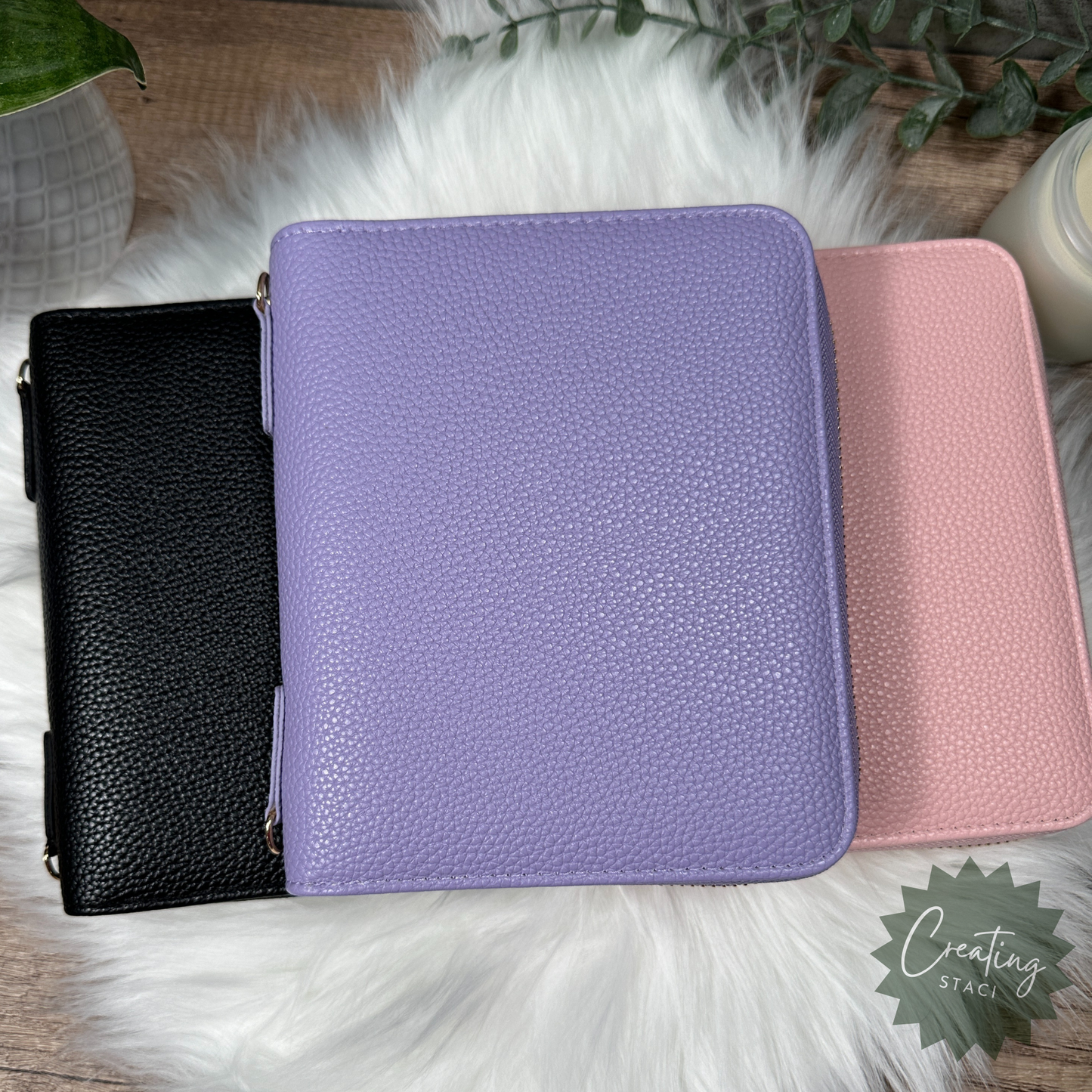 A7 Zipper Binder Wallet