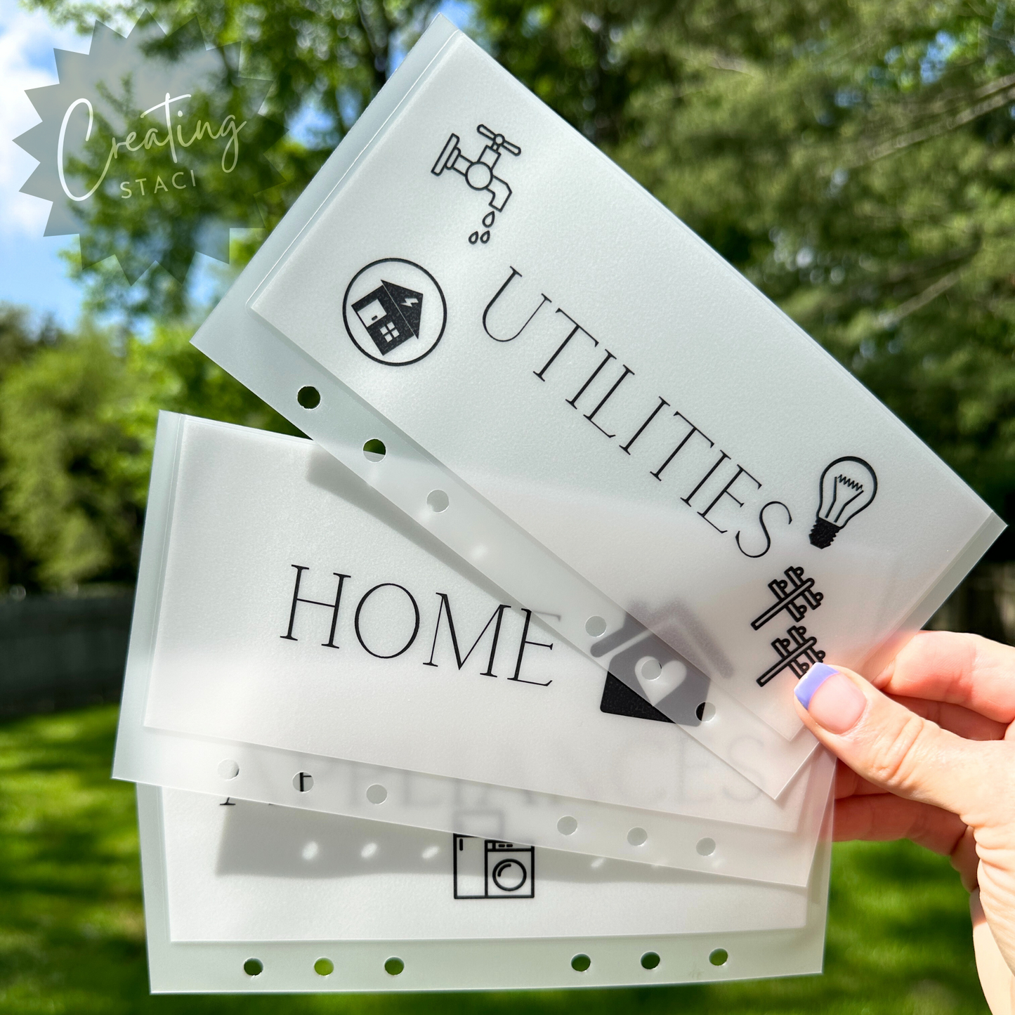A6 Matte Envelopes with Icons