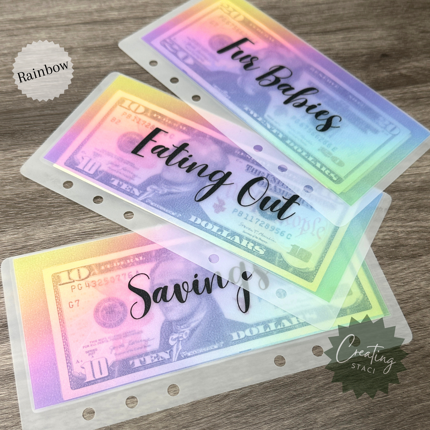 A6 Matte Colored Cash Envelopes