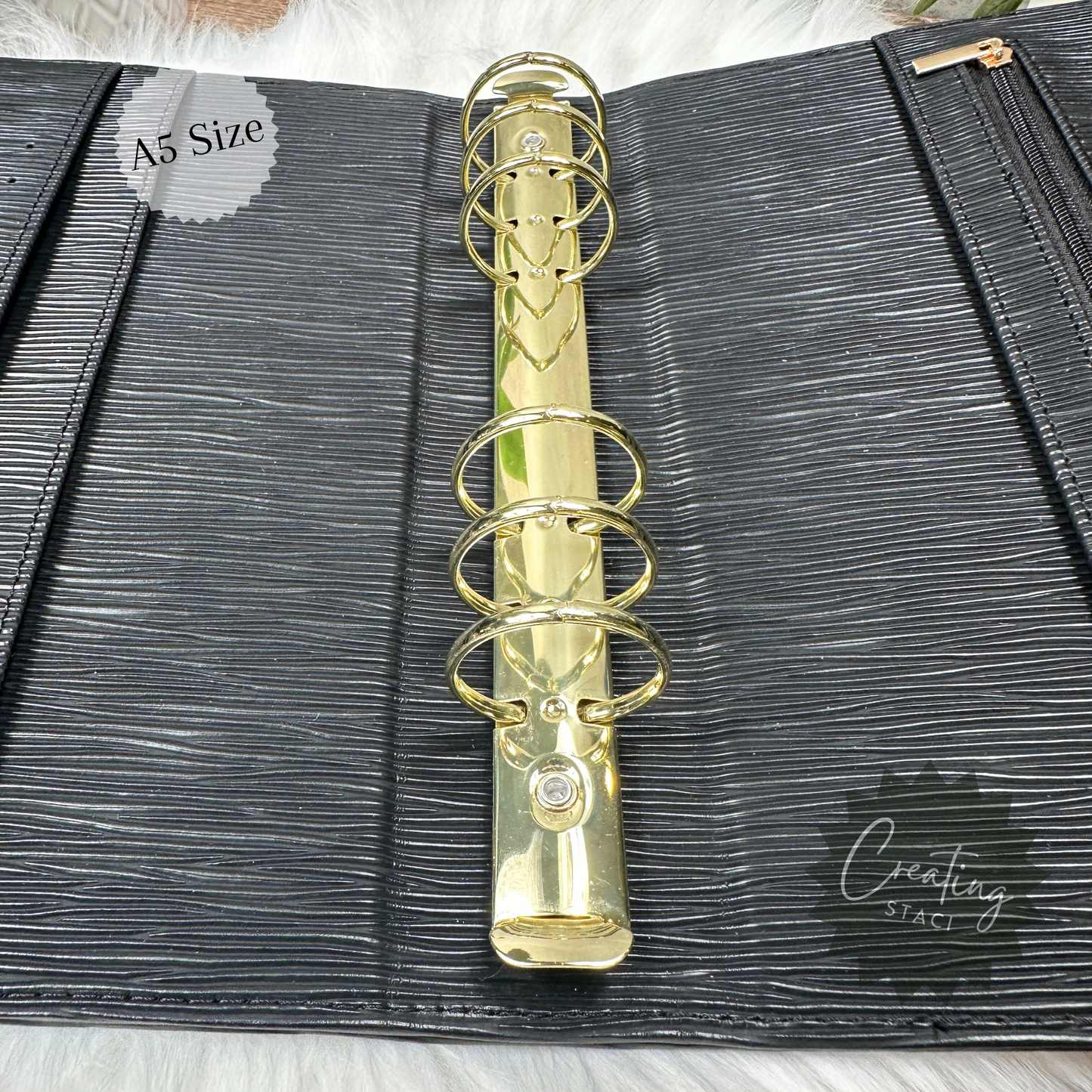 A5 Saffiano Binder