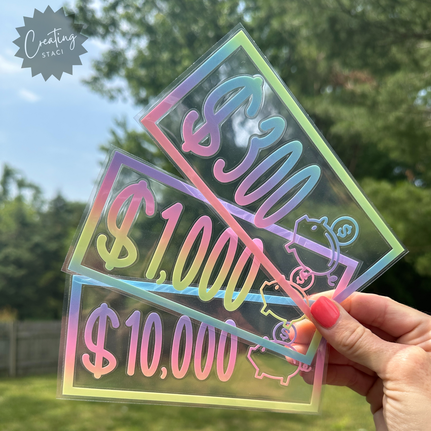 Personalized Laminated Placeholders