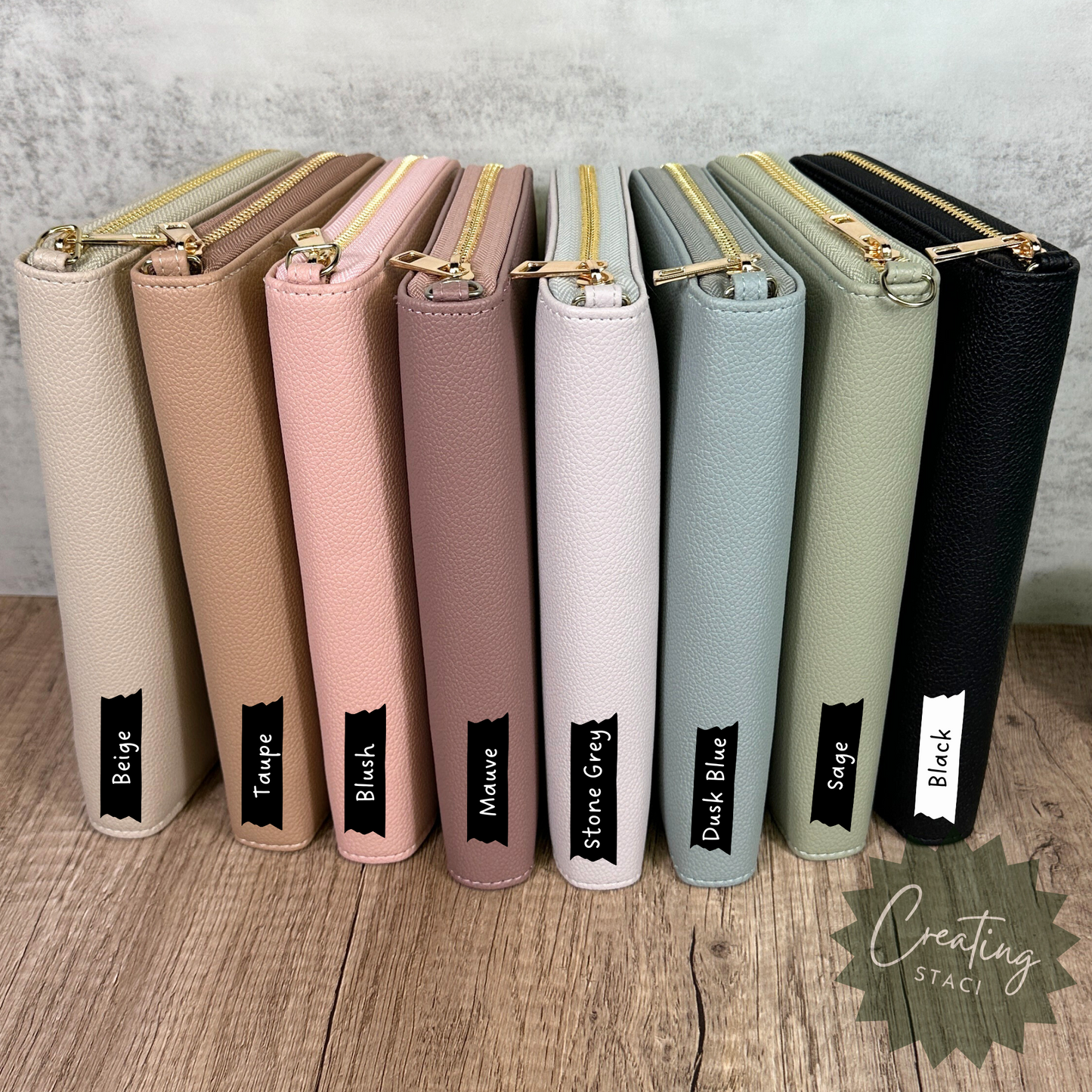 A6 Zipper Binder