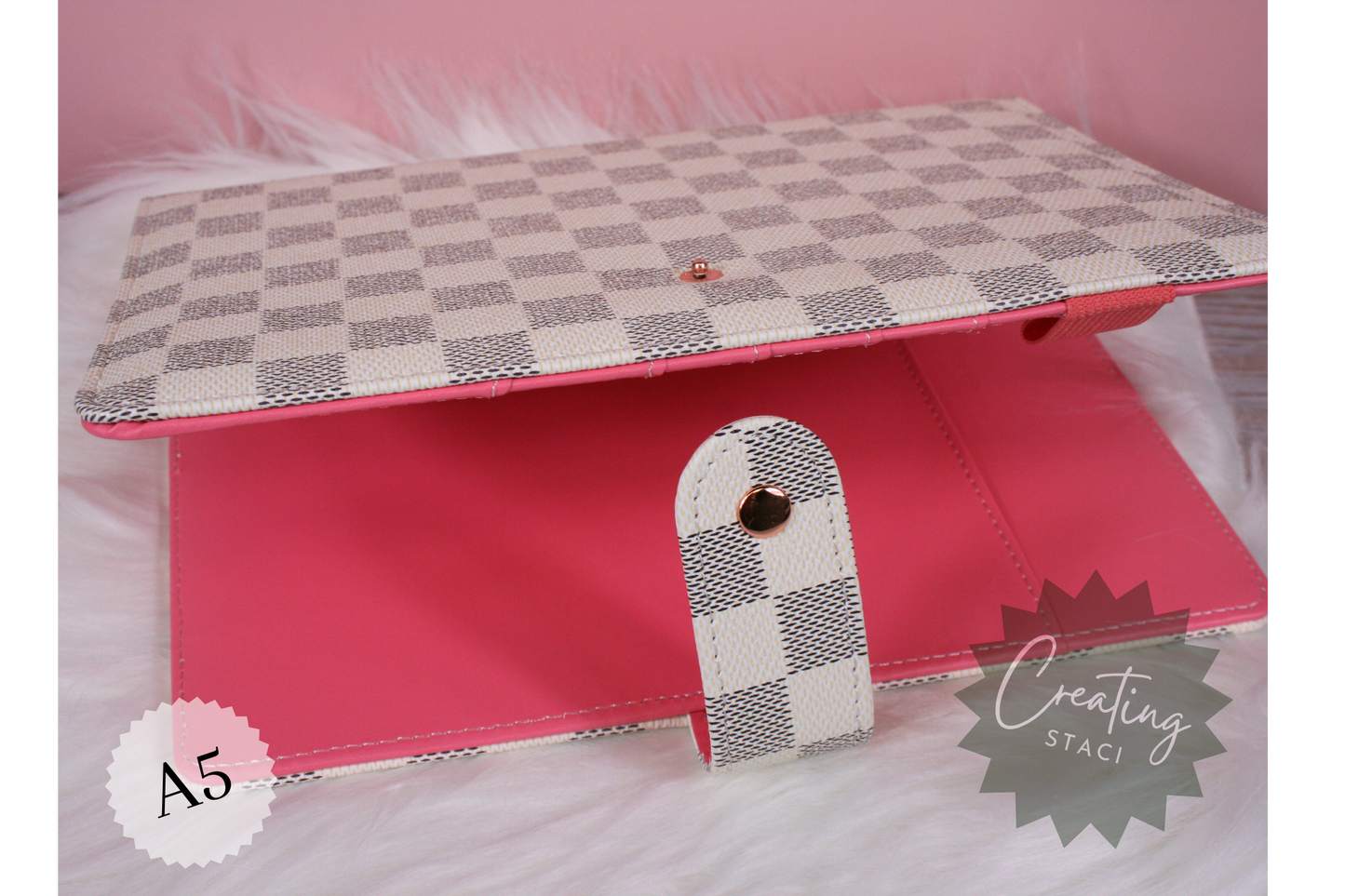 A5 Checkered Binder