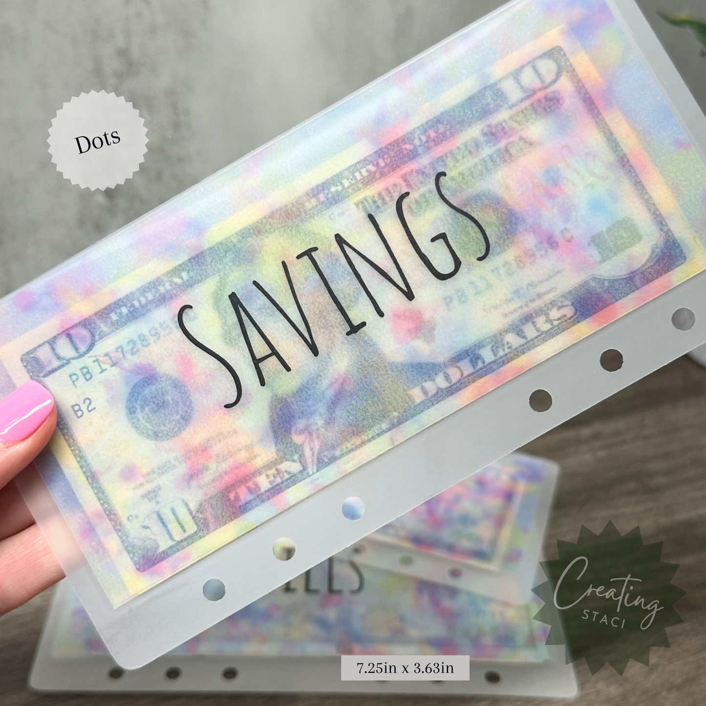 A6 Matte Colored Cash Envelopes