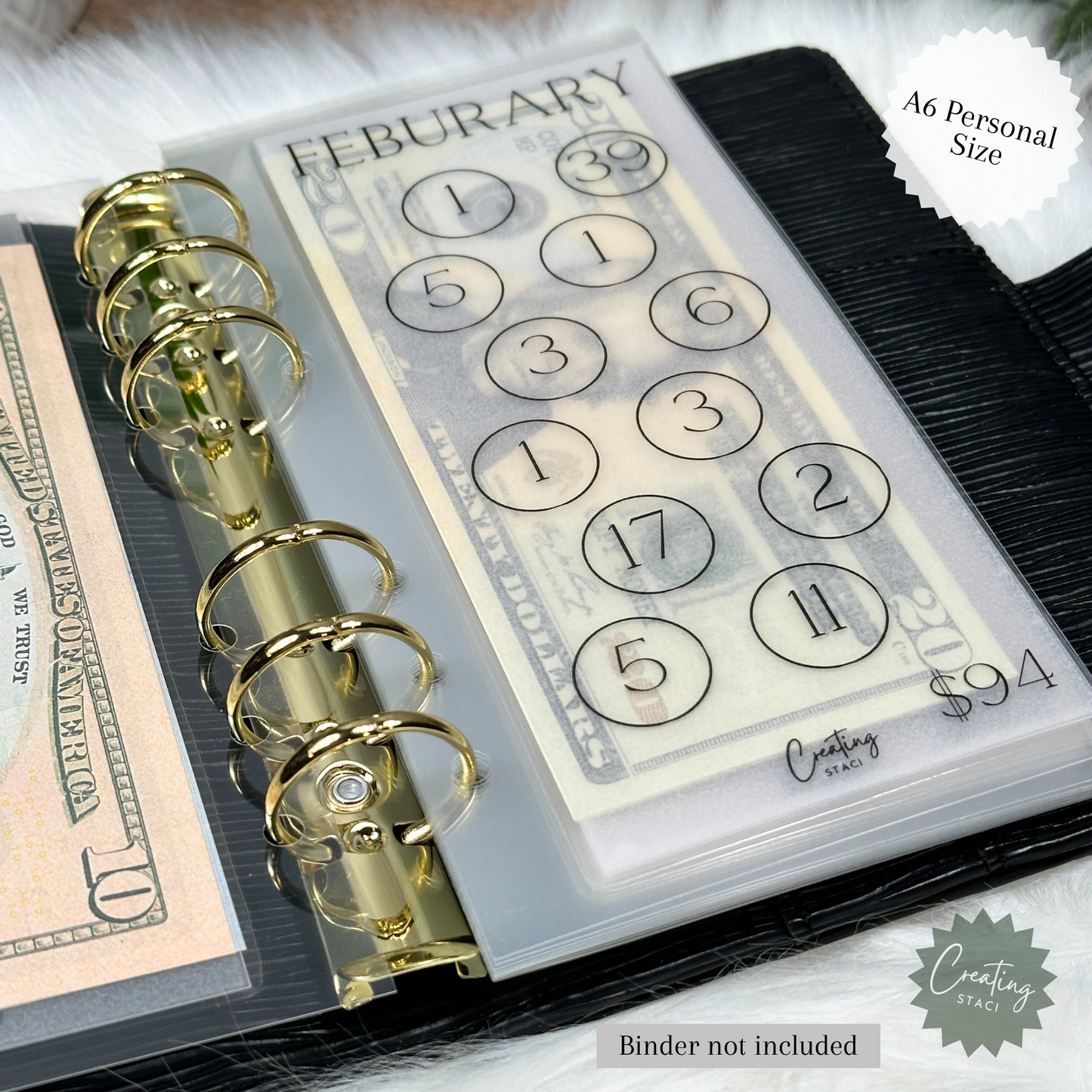 12 Month Savings Challenge Envelopes