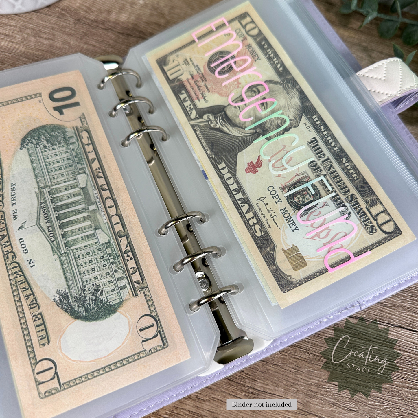 Zippered Cash Envelopes