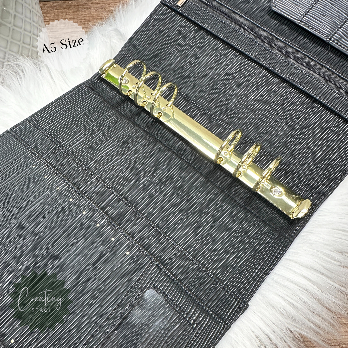 A5 Saffiano Binder