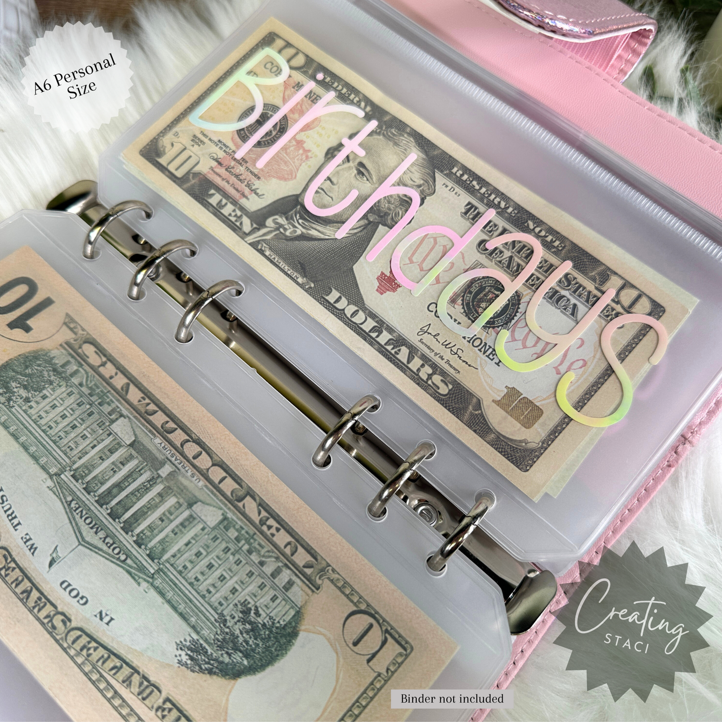Zippered Cash Envelopes