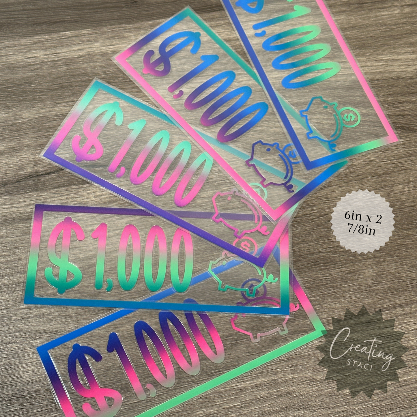 Personalized Laminated Placeholders