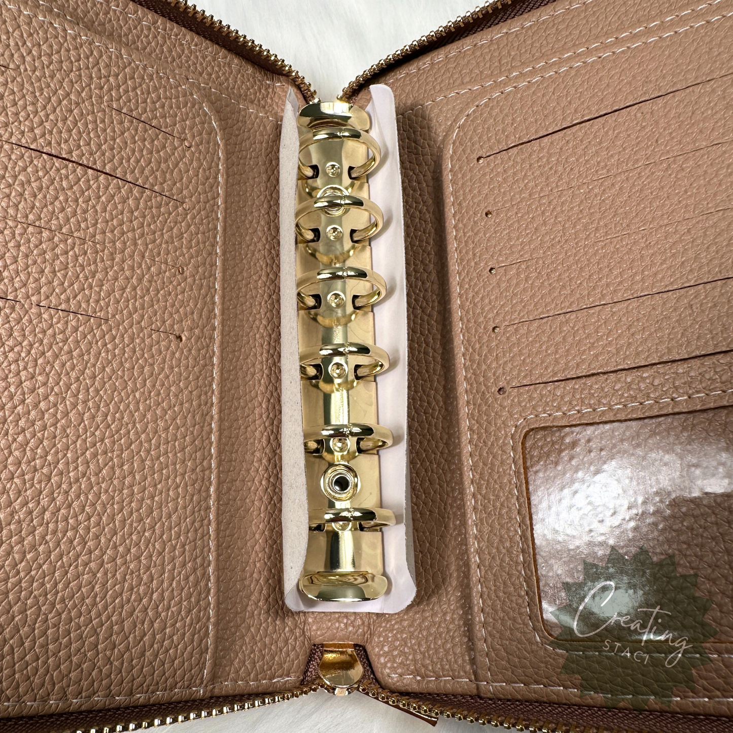 A7 Zipper Binder Wallet