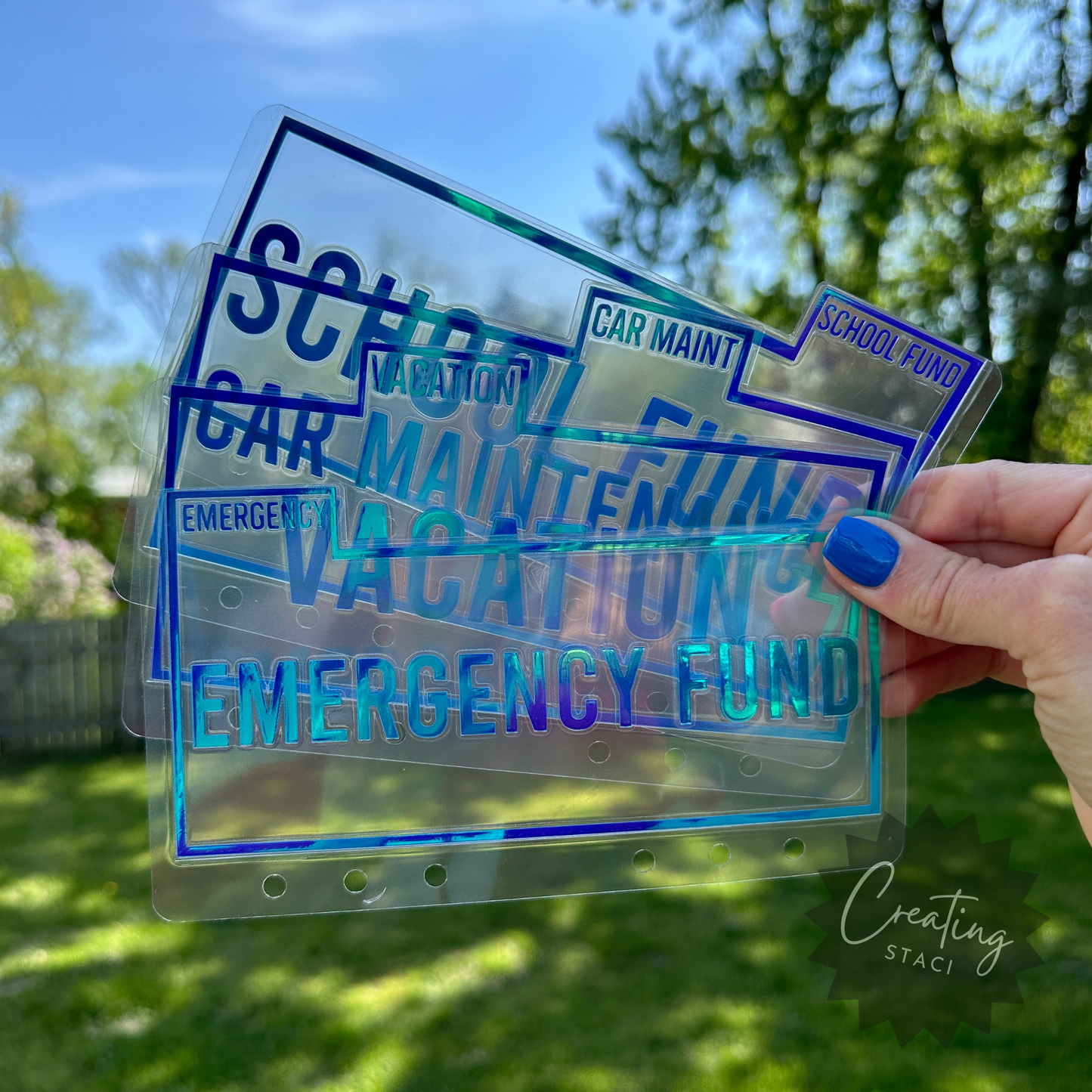 A6 Tabbed Cash Envelopes