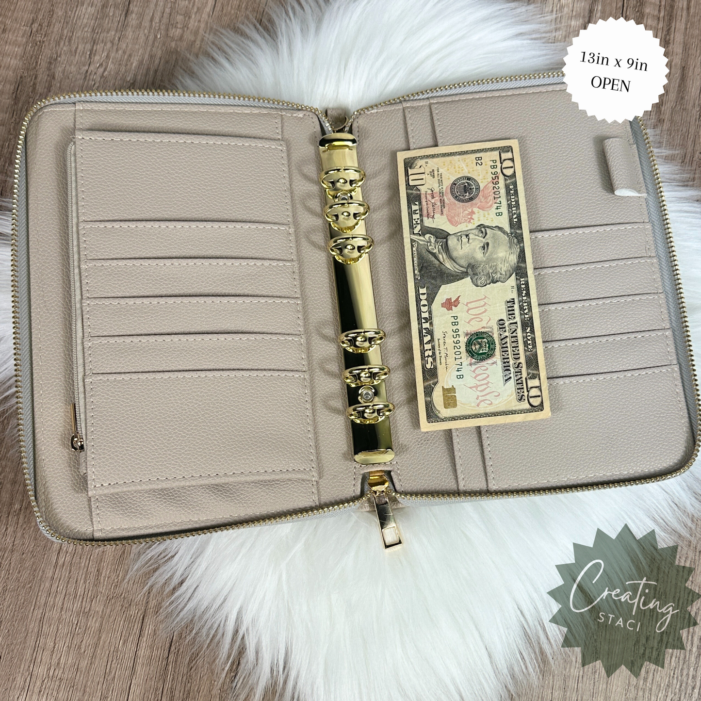 A6 Zipper Binder