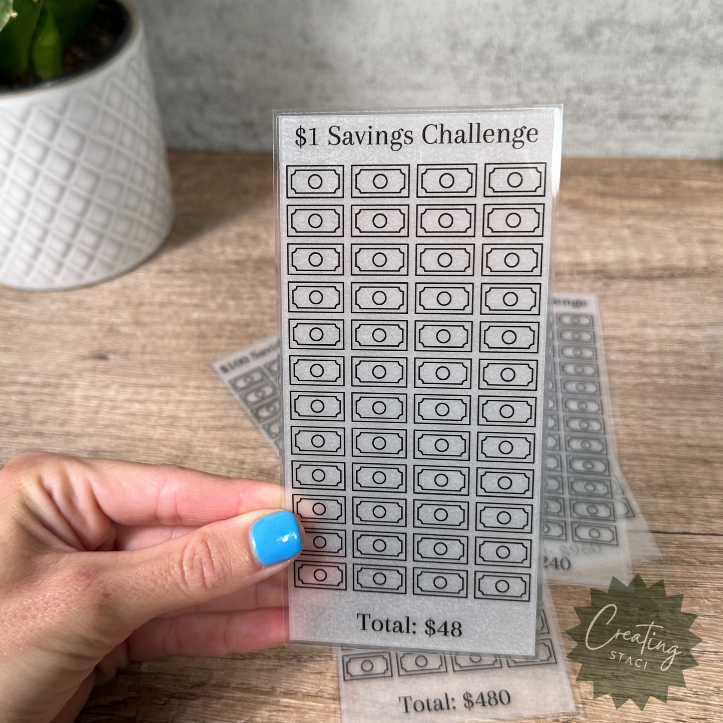 Savings Challenge Trackers