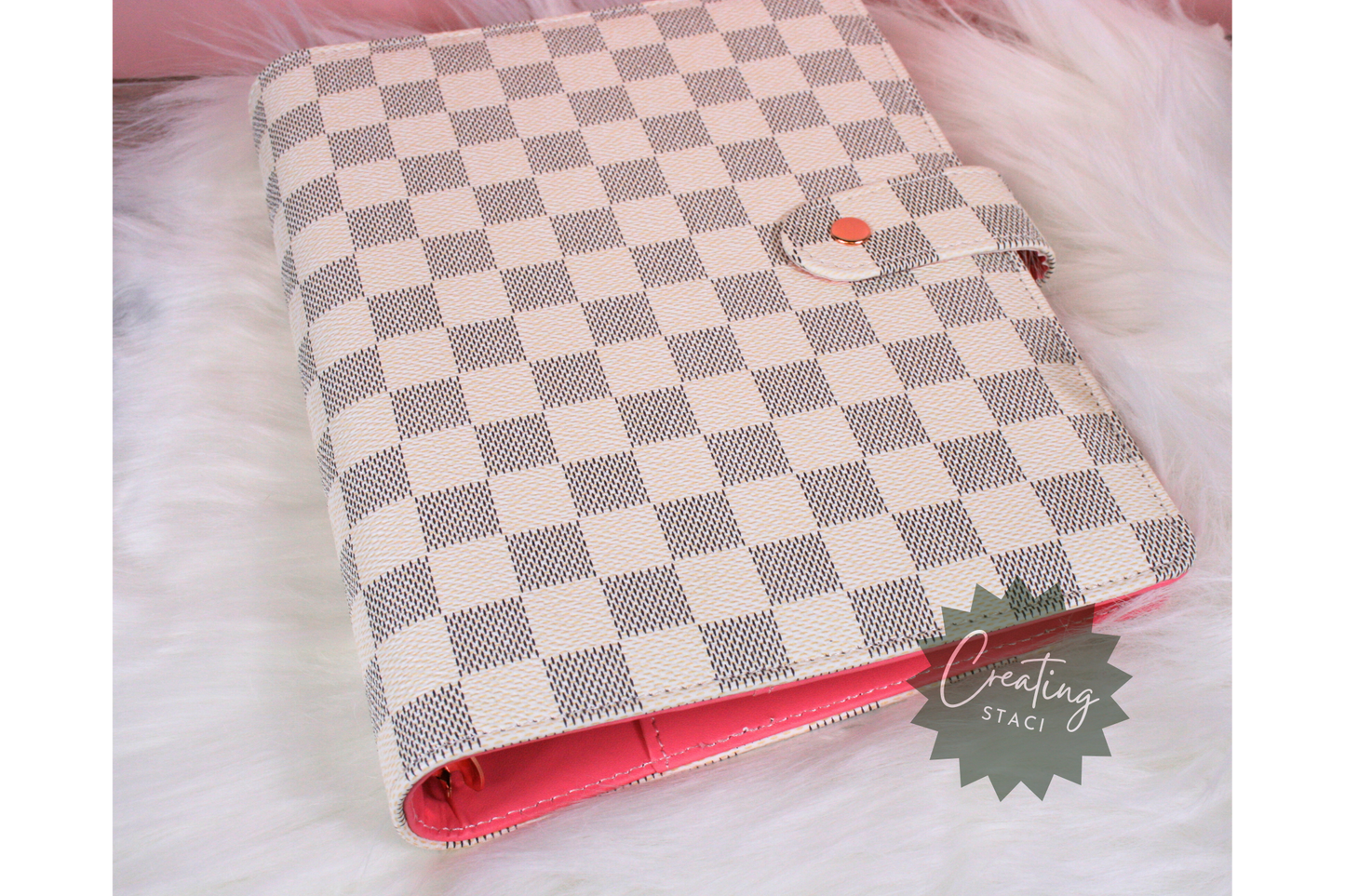 A5 Checkered Binder