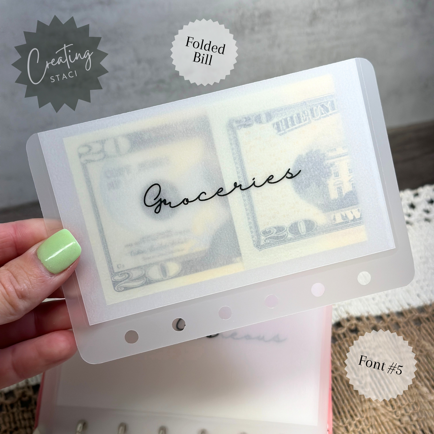 A7 Vellum Cash Envelopes