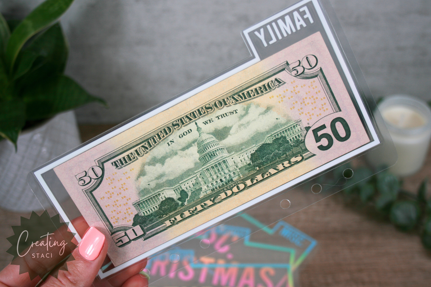 A6 Tabbed Cash Envelopes