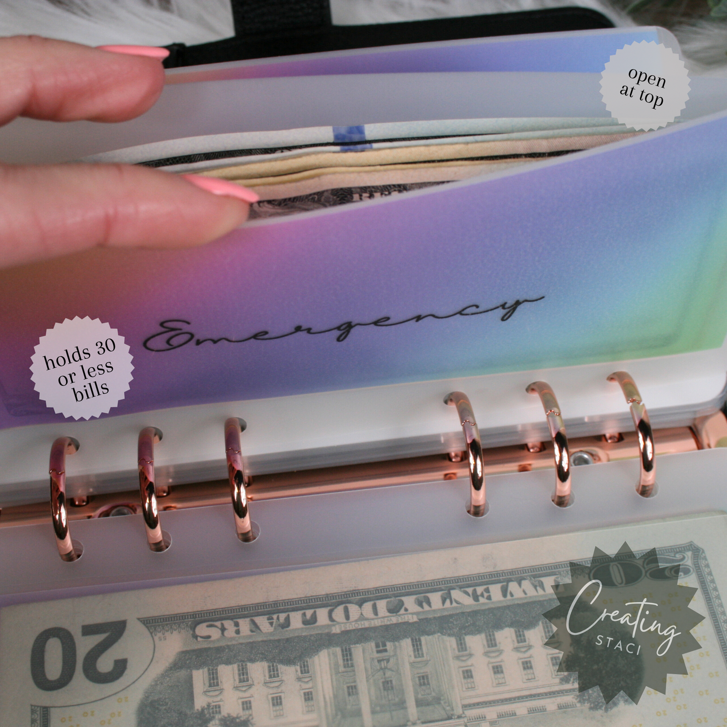 A6 Matte Colored Cash Envelopes