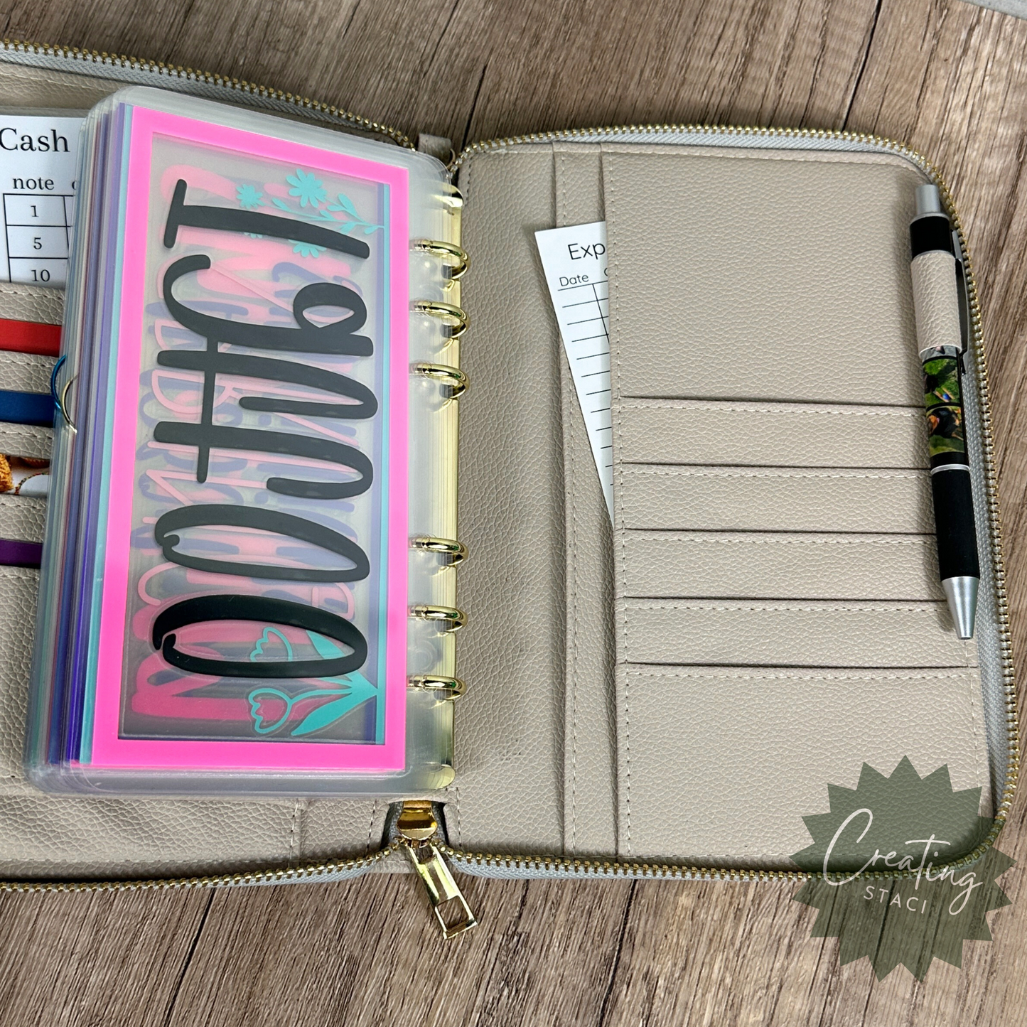 A6 Zipper Binder