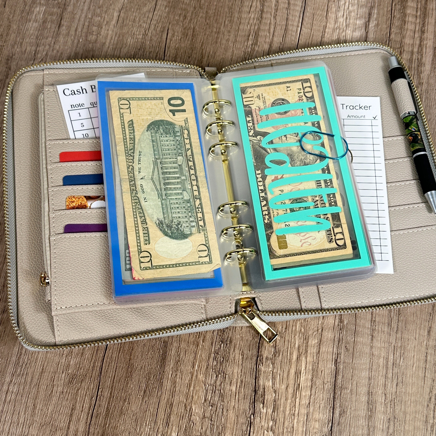 A6 Zipper Binder