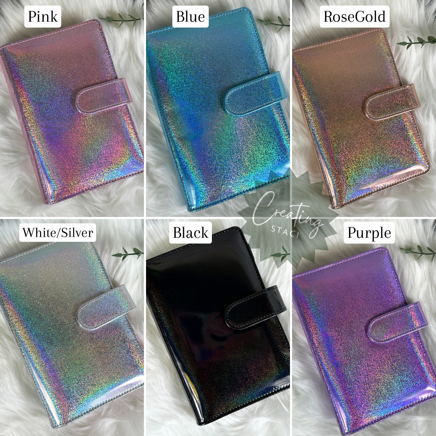 A6 Holographic Binders