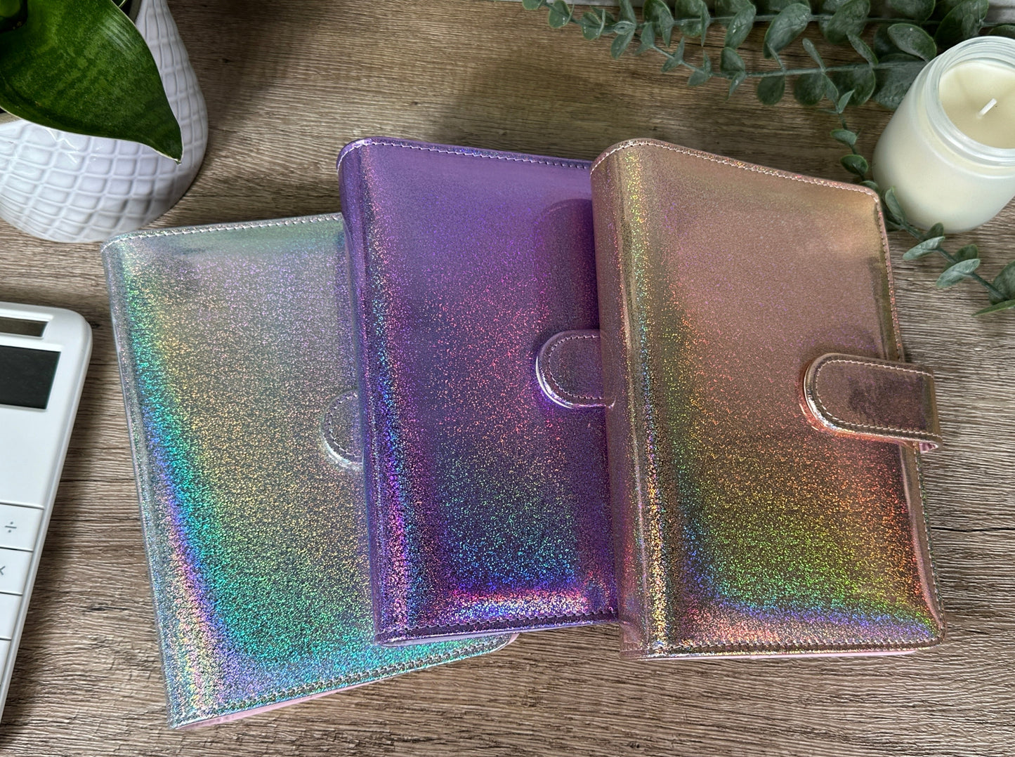 A6 Holographic Binders