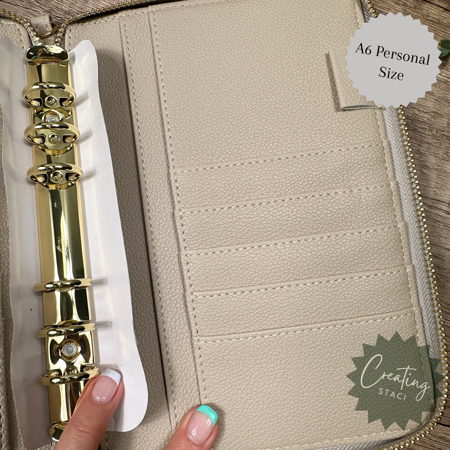A6 Zipper Binder