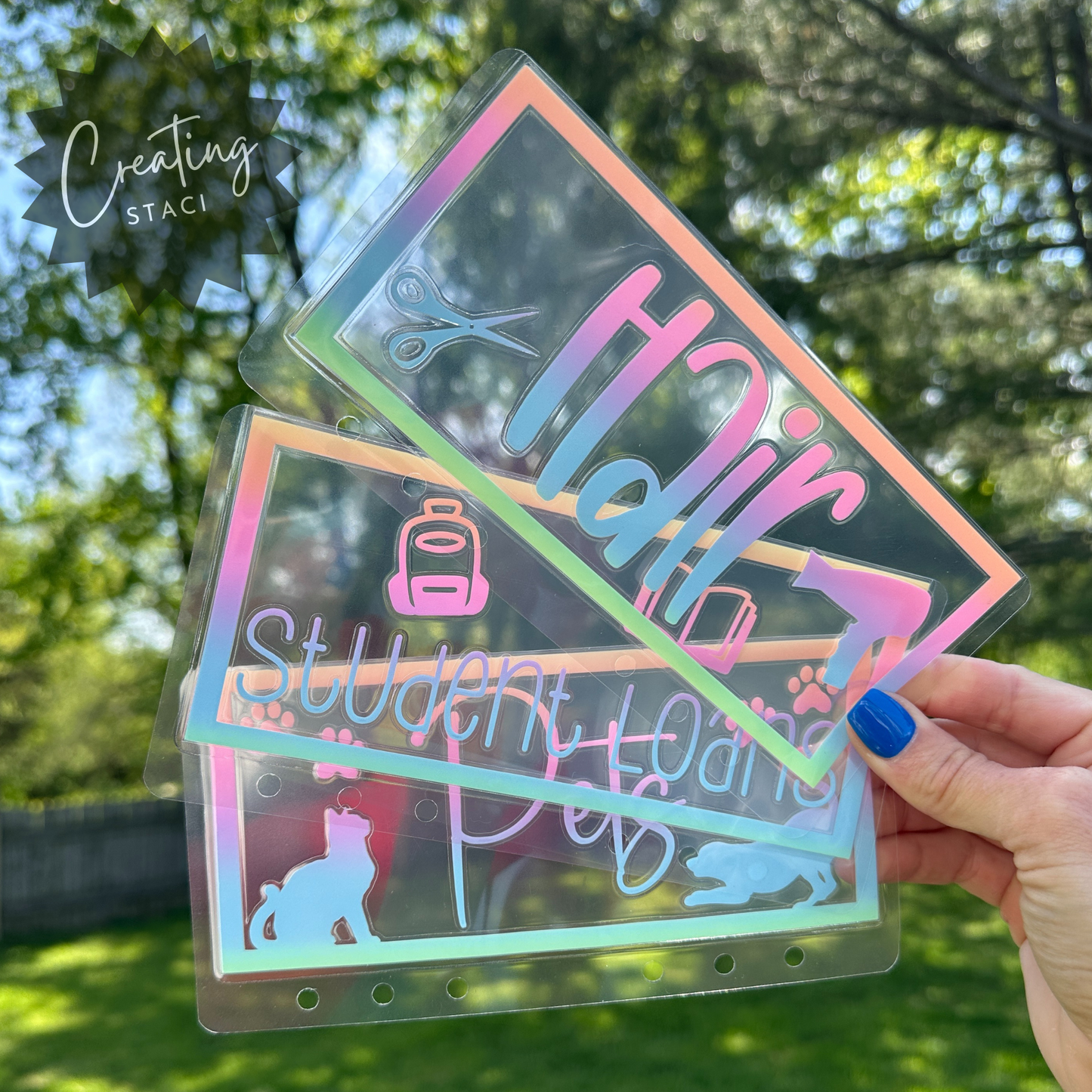 A6 Cash Envelopes with Designs