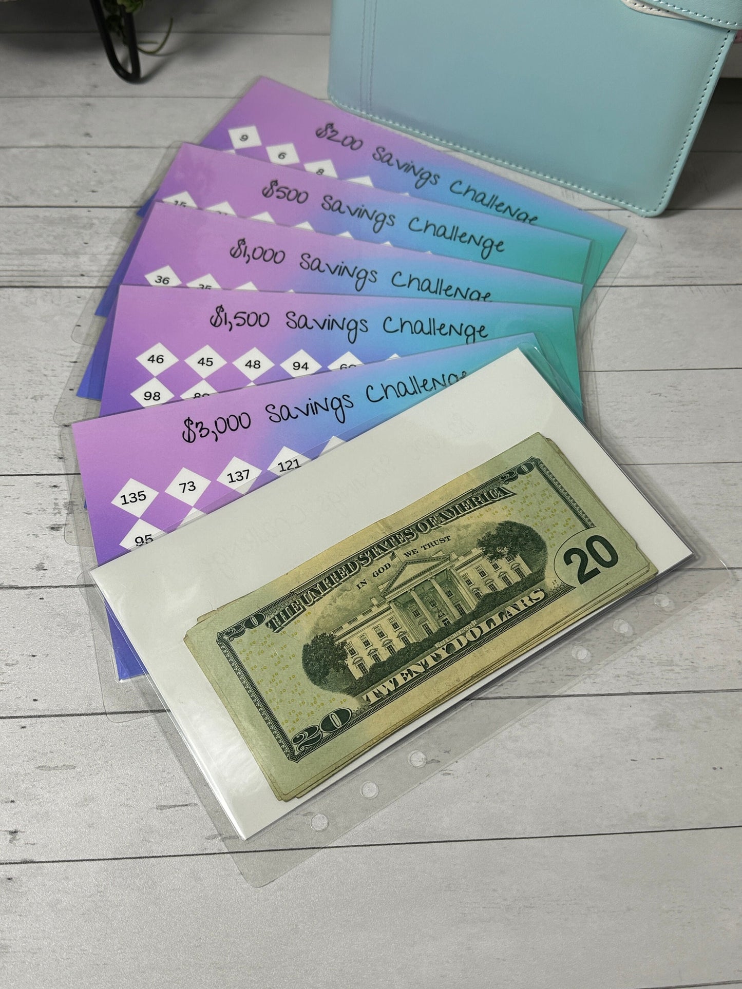A5 Savings Challenge Envelope