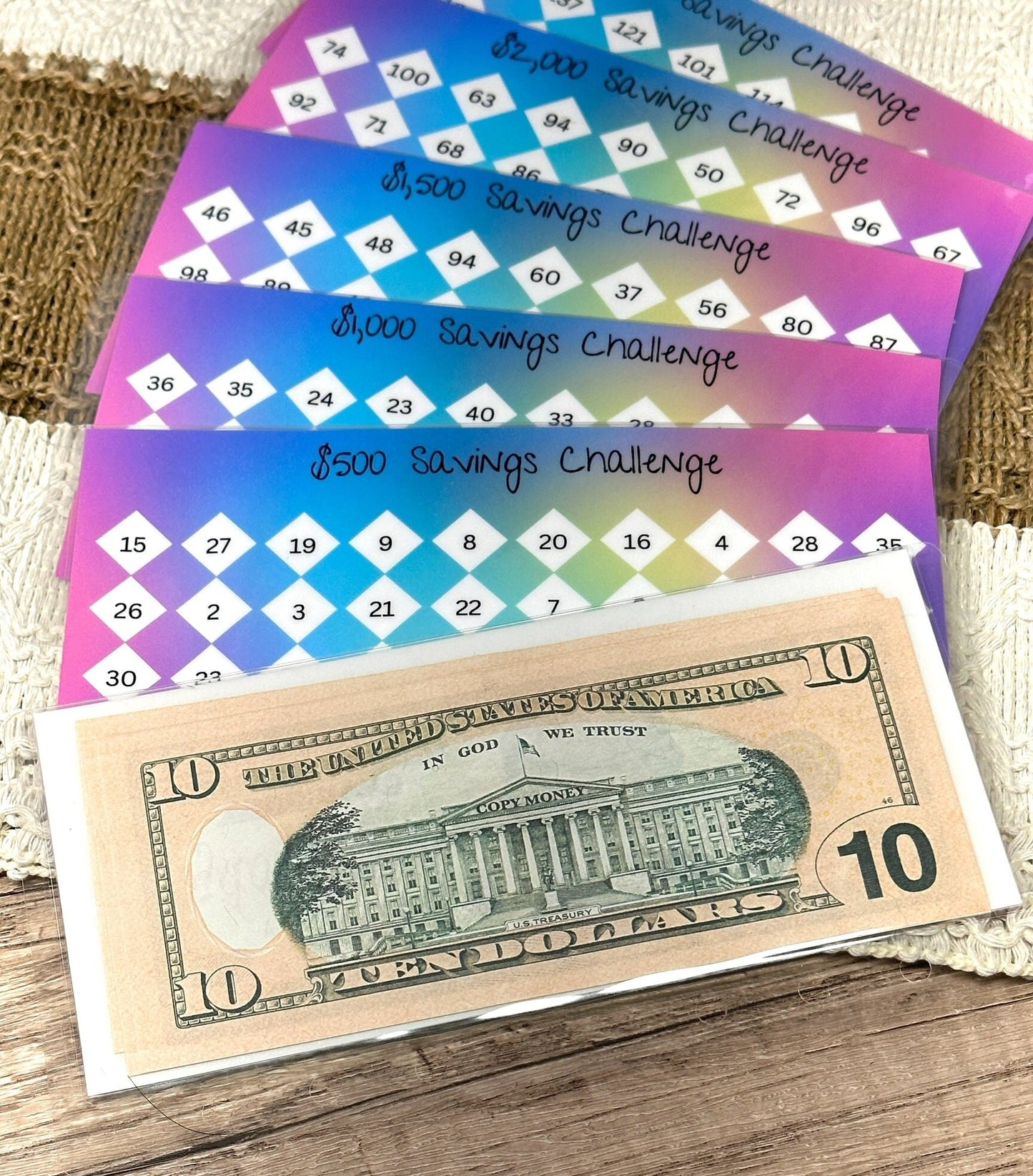 Savings Challenge Envelope