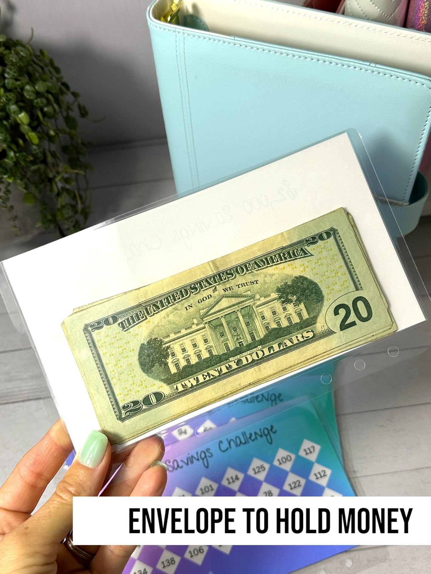 A5 Savings Challenge Envelope
