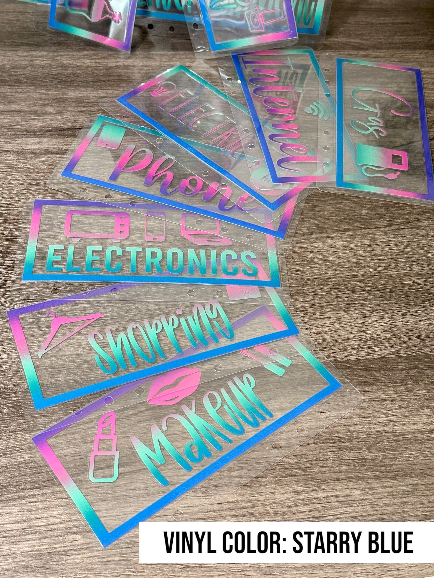 A6 Cash Envelopes with Designs