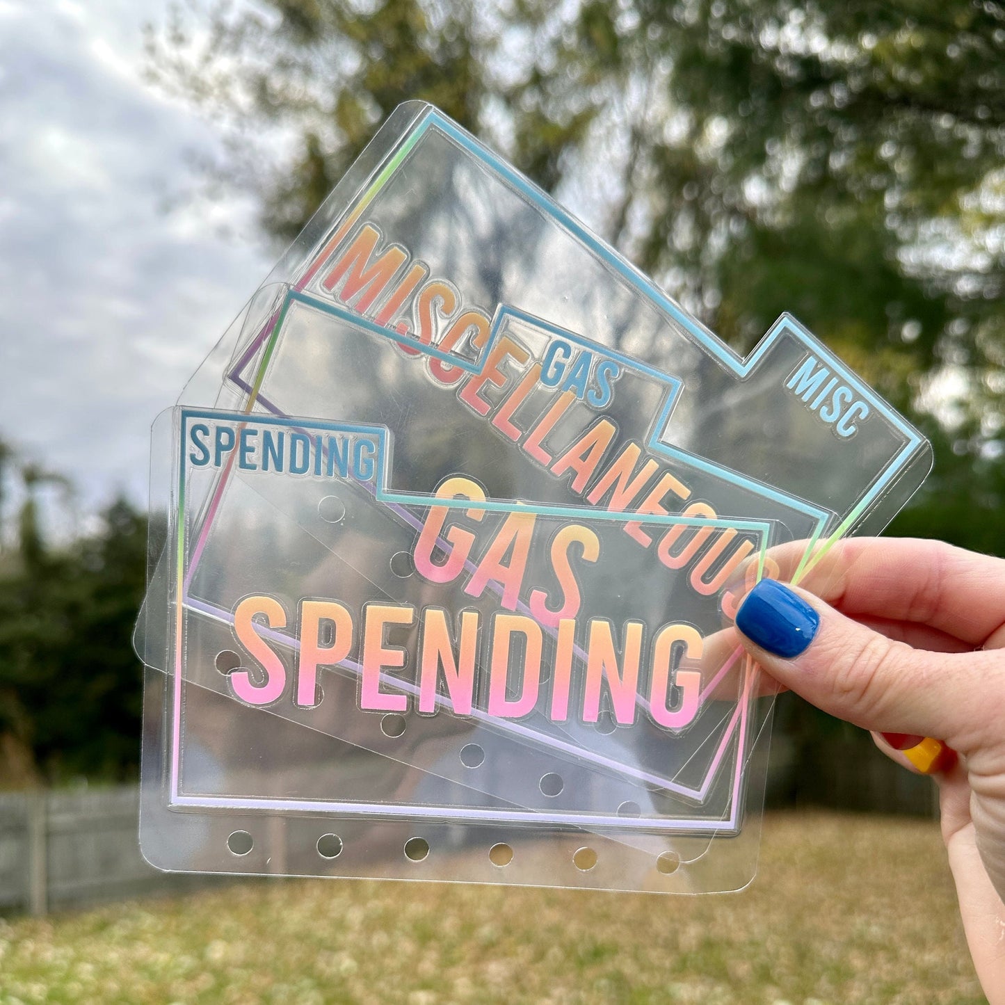 A7 Tabbed Cash Envelopes