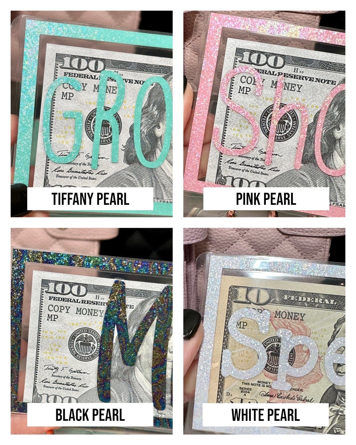 A5 Clear Cash Envelopes