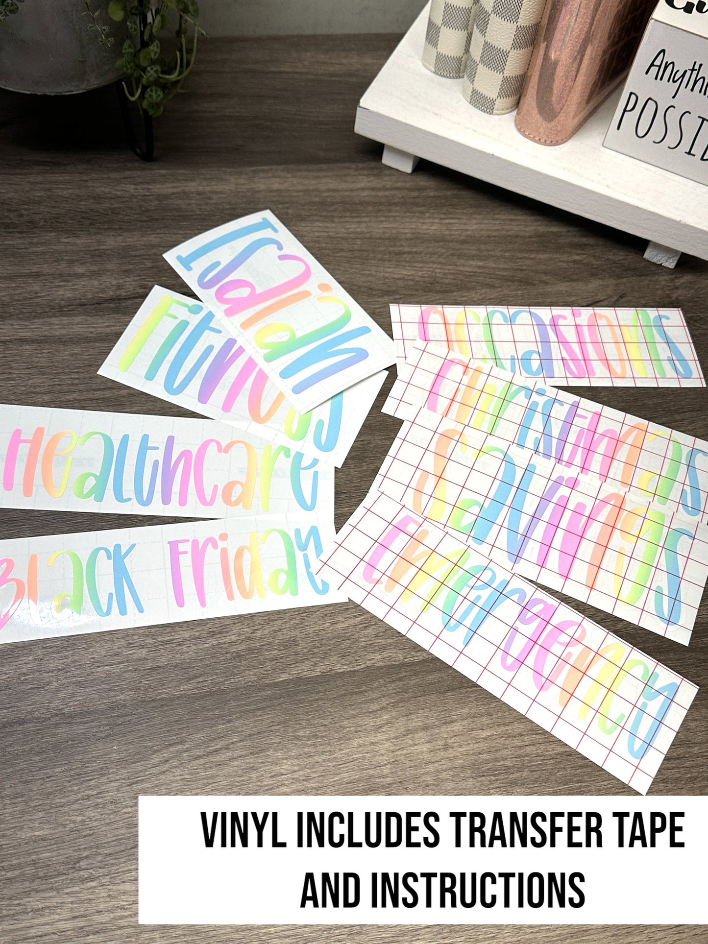 Vinyl Decals
