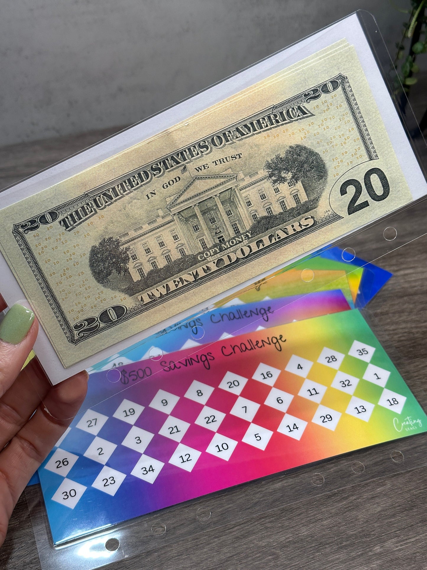 Savings Challenge Envelope