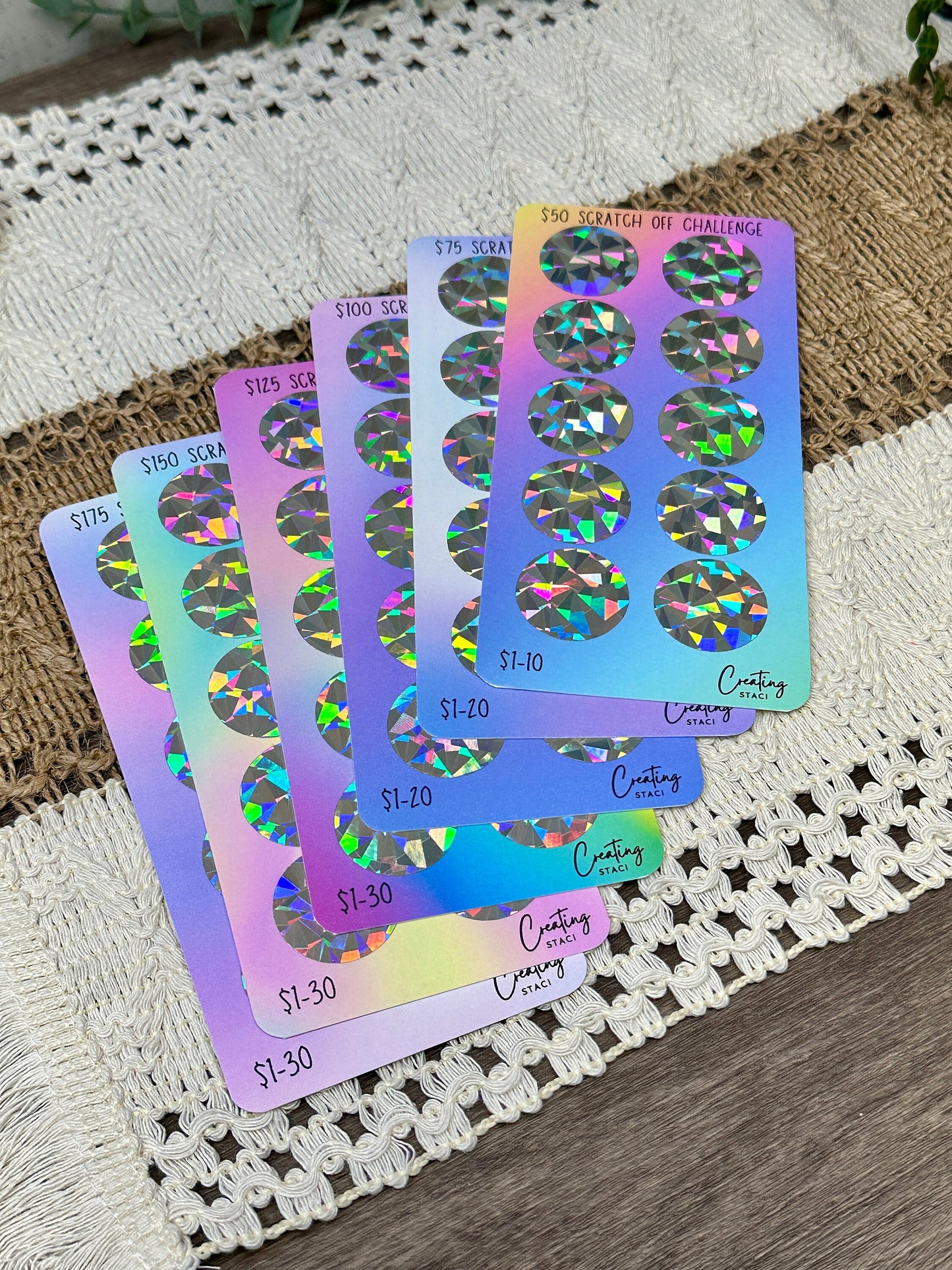 Scratch Off Savings Challenge LOW BUDGET