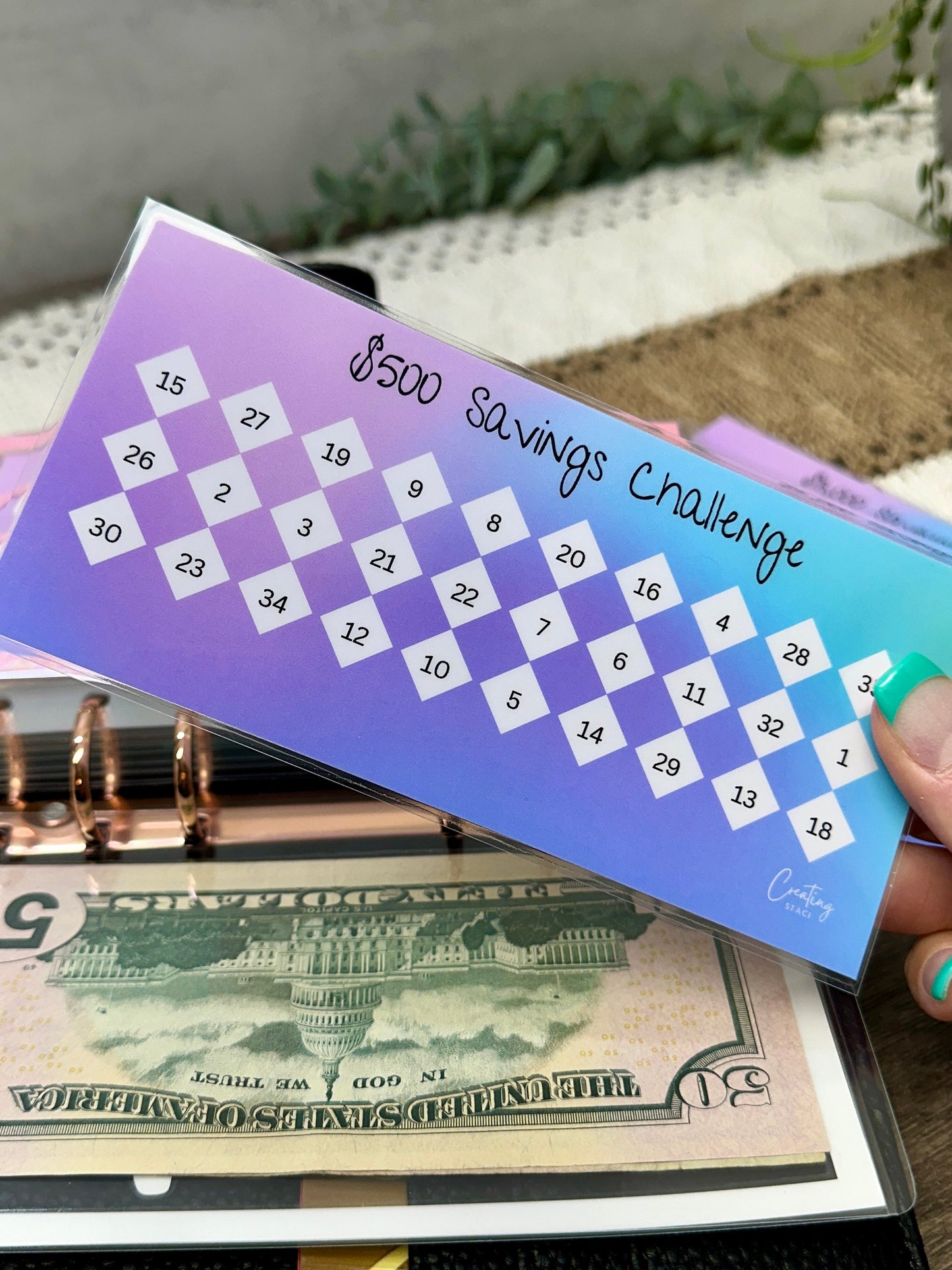 Savings Challenge Trackers