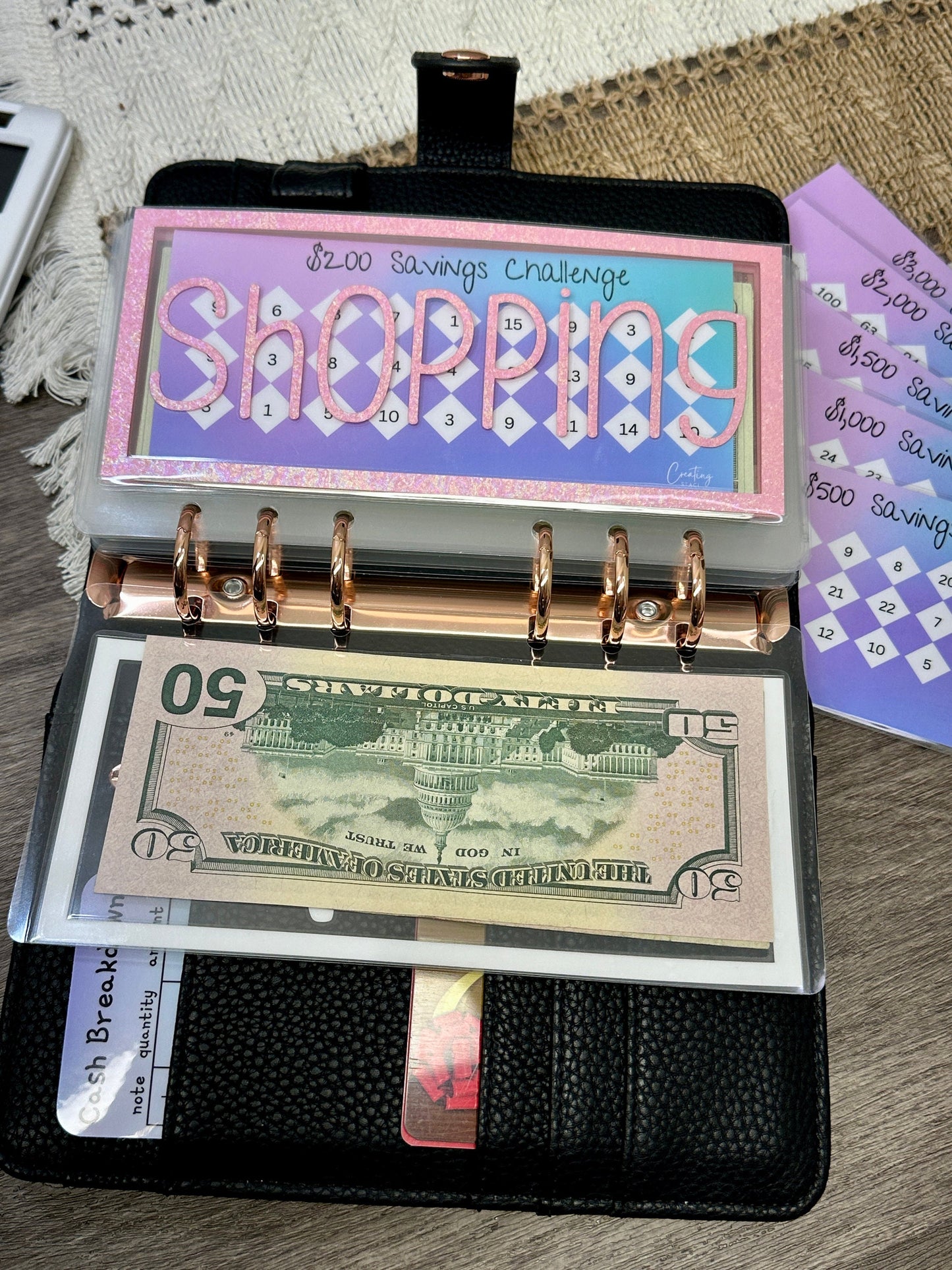 Savings Challenge Trackers