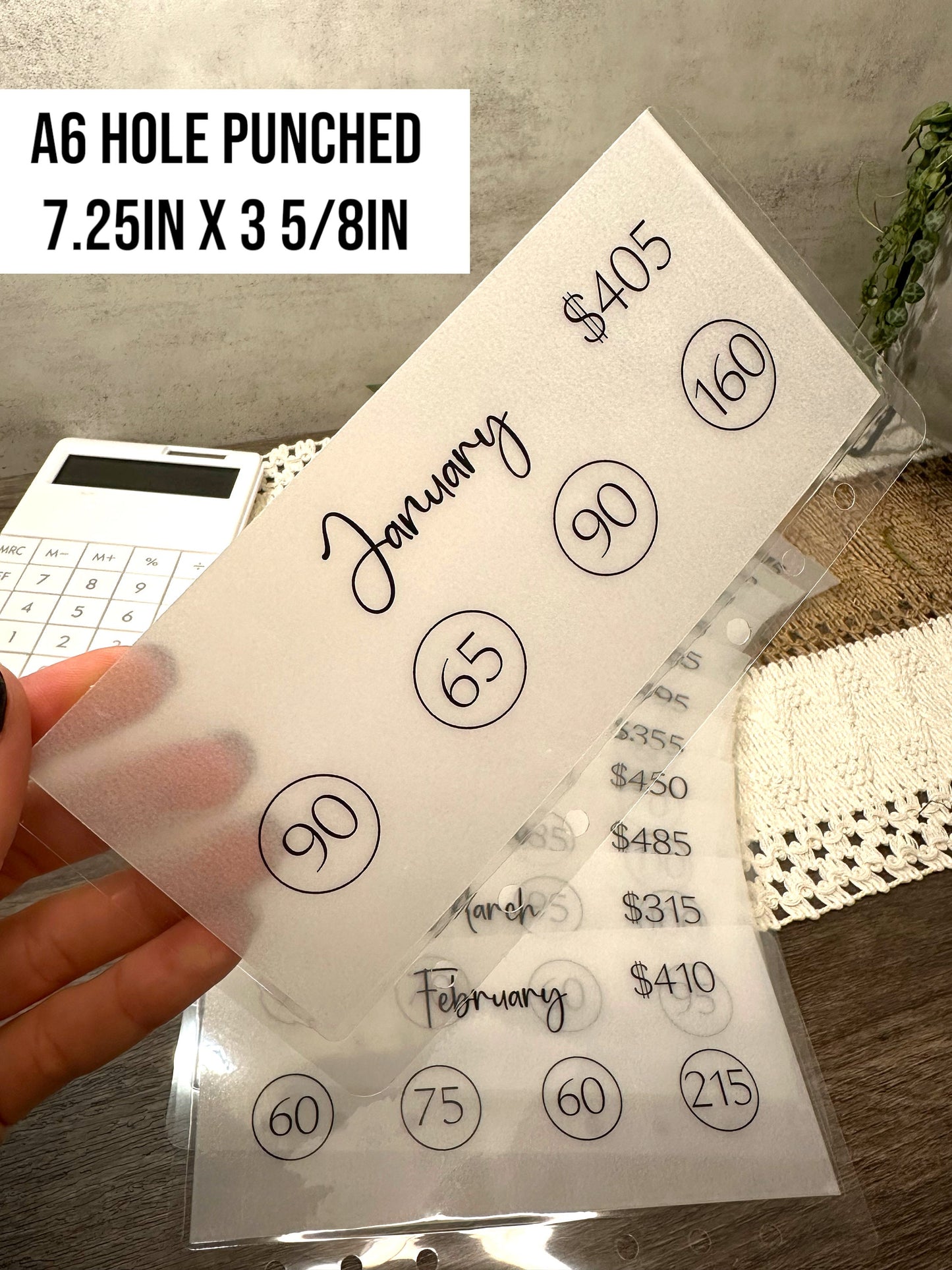 12 Month Savings Challenge Envelopes