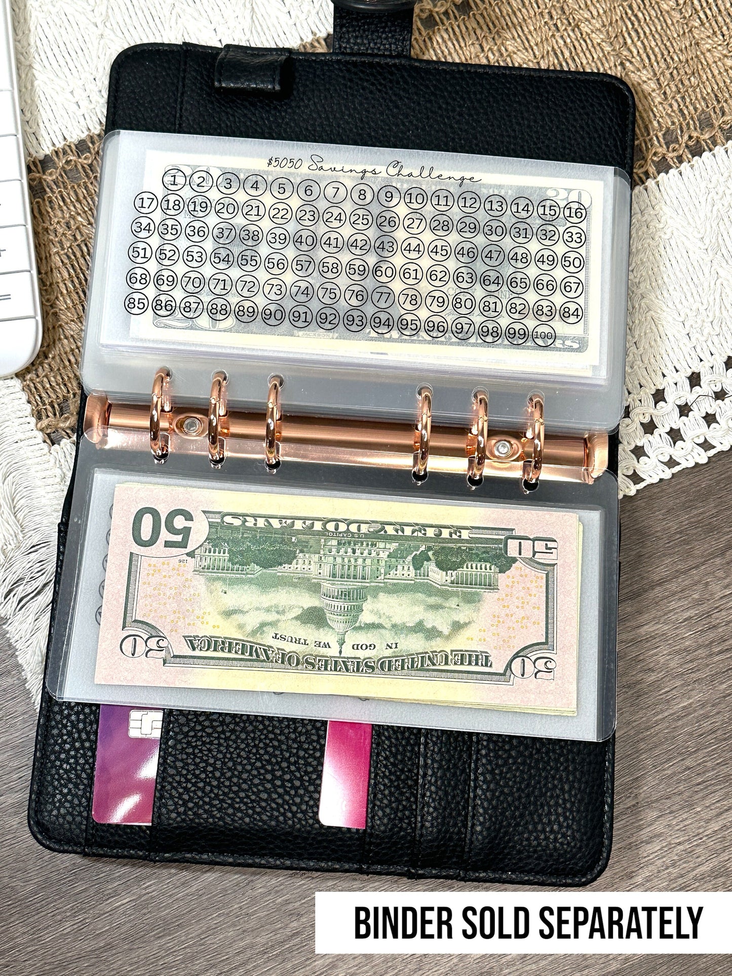 Vellum Savings Challenge Envelopes
