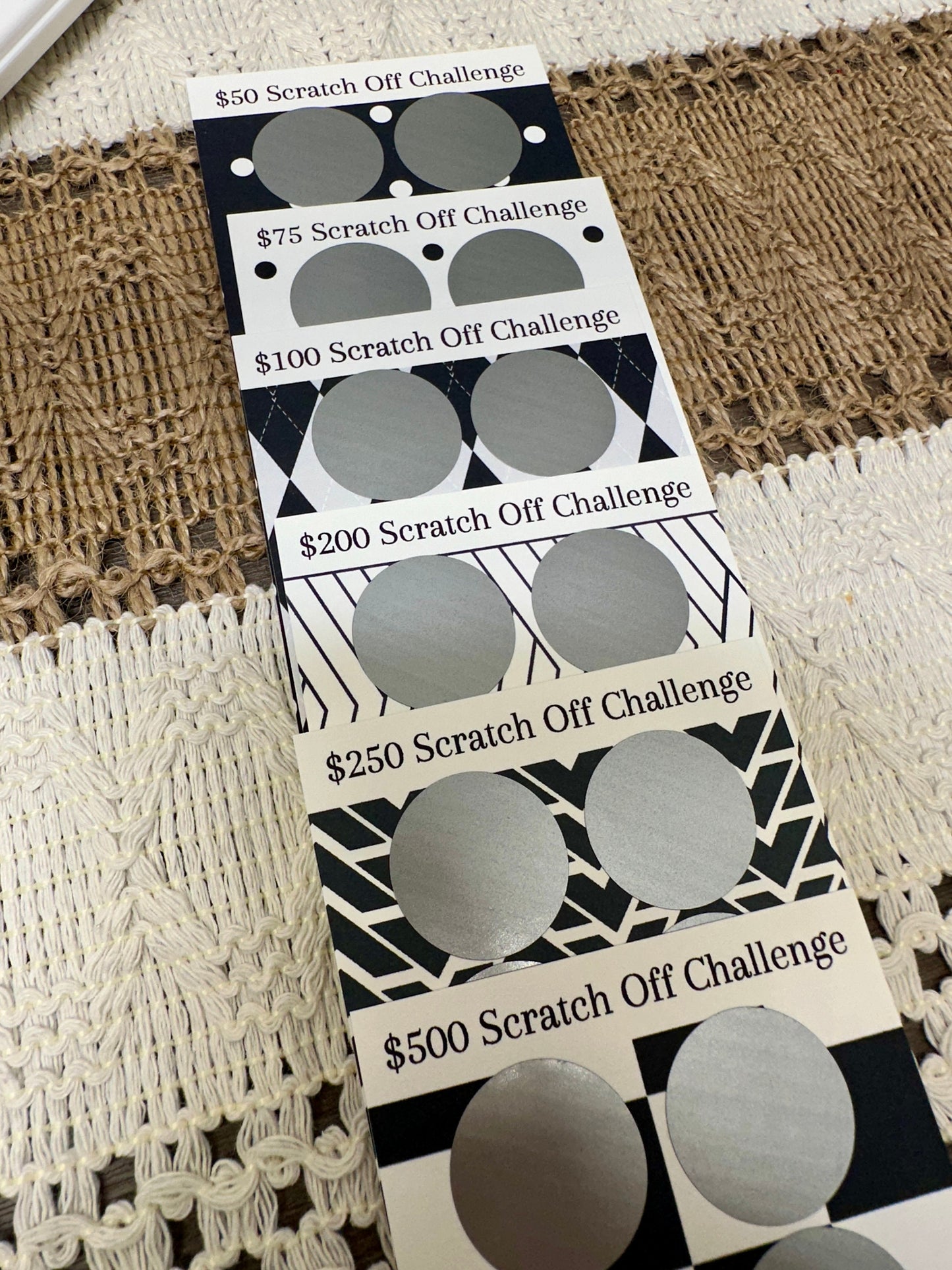 Scratch Off Savings Challenge