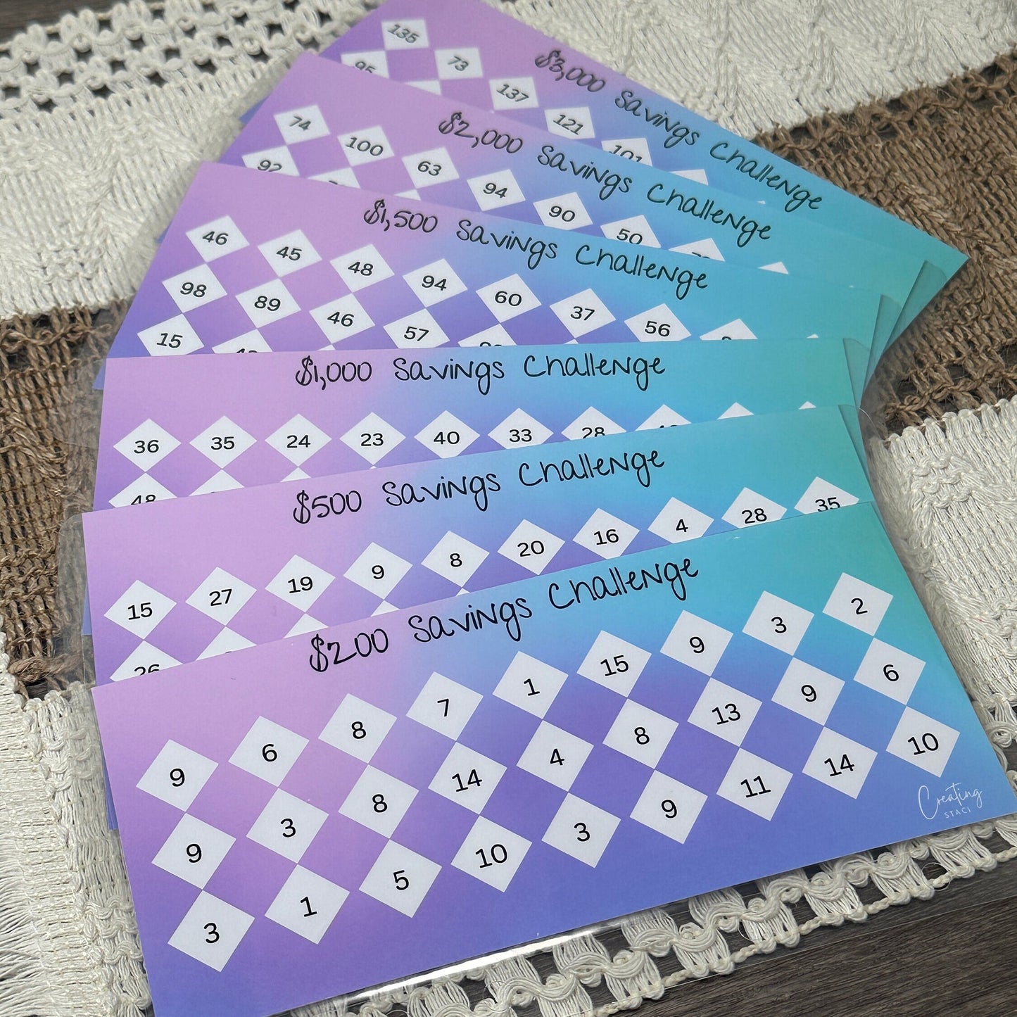 Savings Challenge Envelope