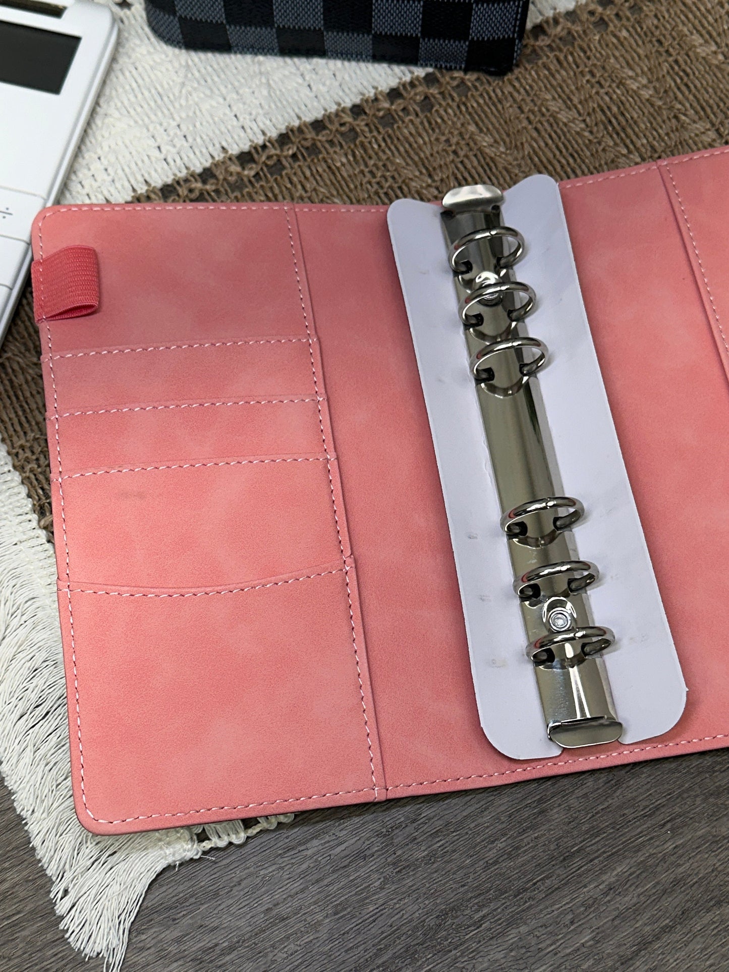 A6 Checkered Budget Binder