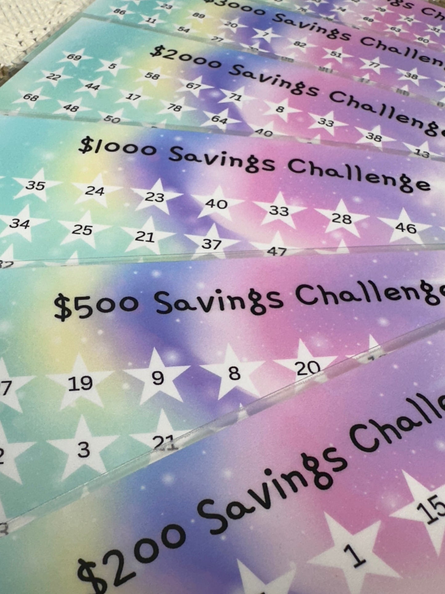 Savings Challenge Trackers