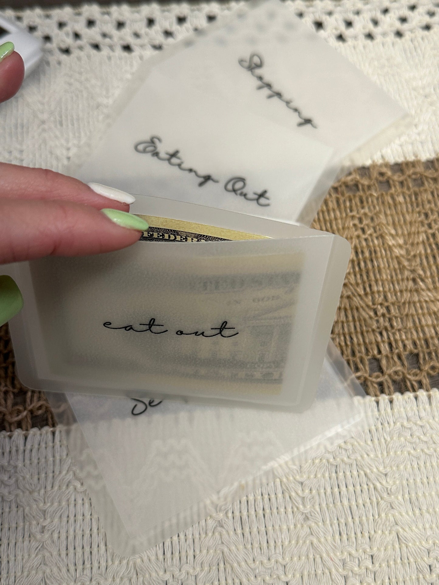 MINI Vellum Cash Envelopes
